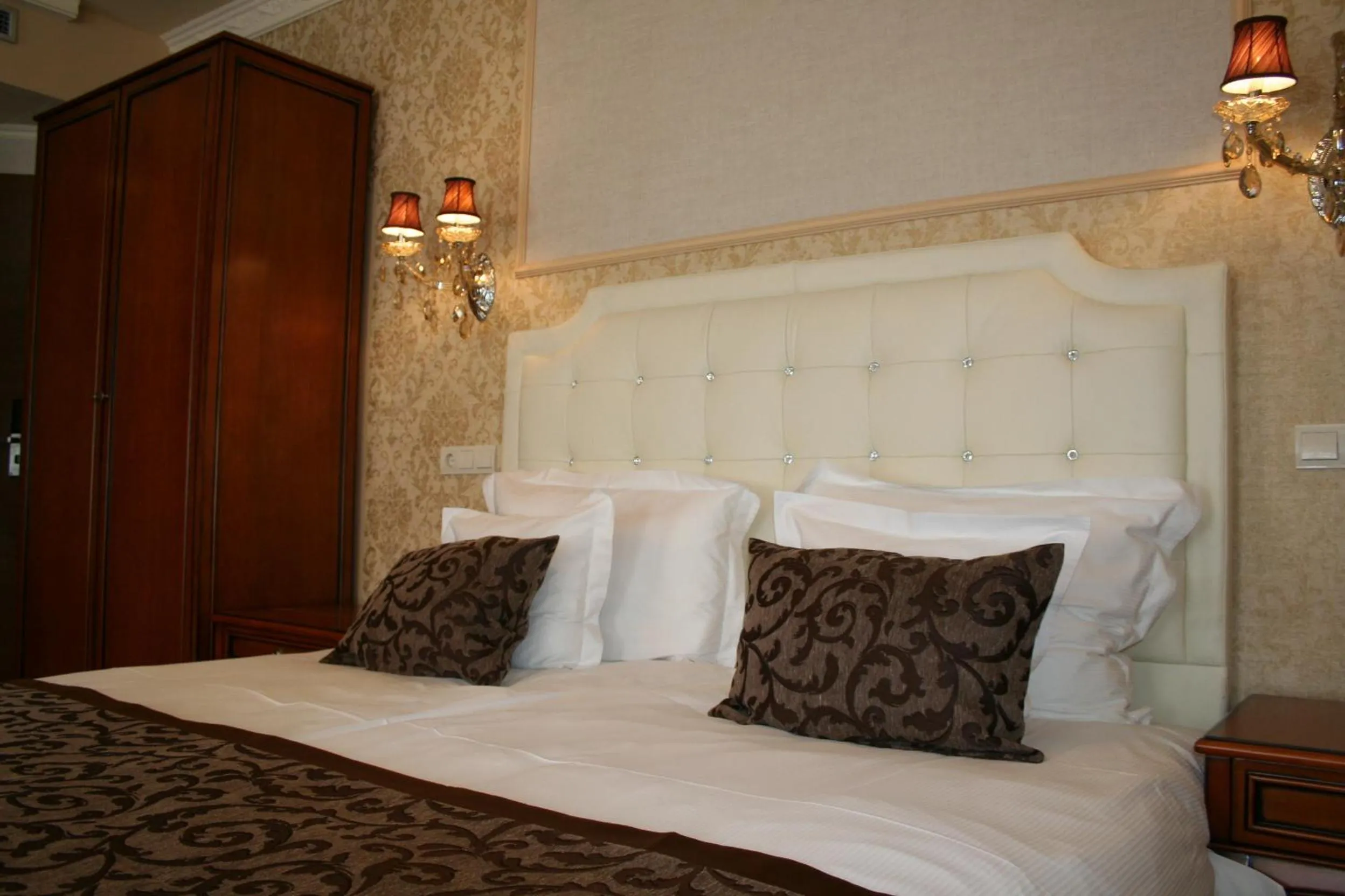 Bed in Hotel Capitulum