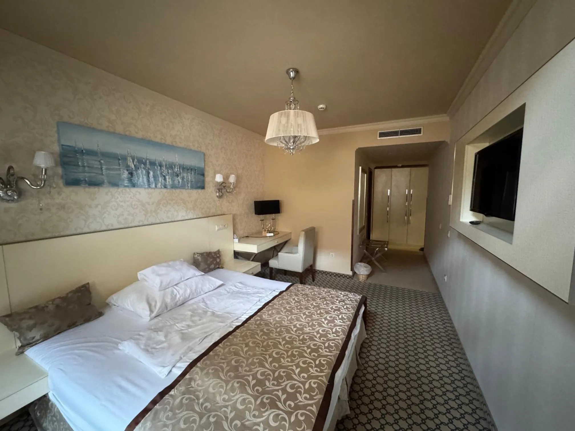 Bed in Hotel Capitulum