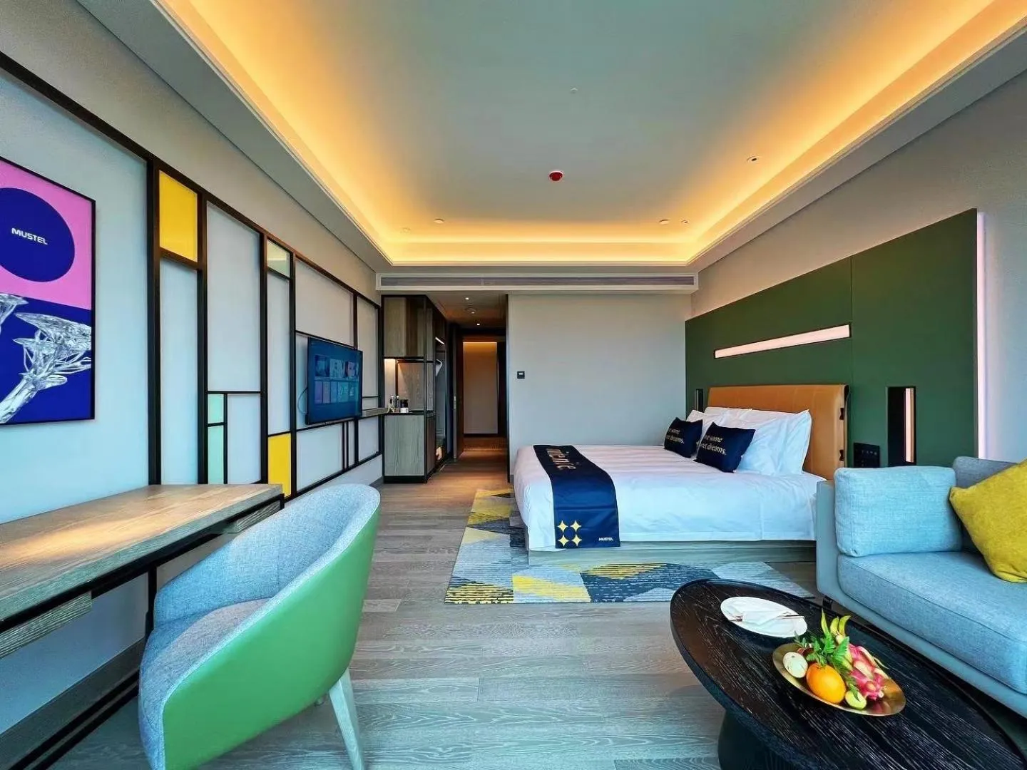 Photo of the whole room, Bed in Mustel Hotel Knowledge City Guangzhou