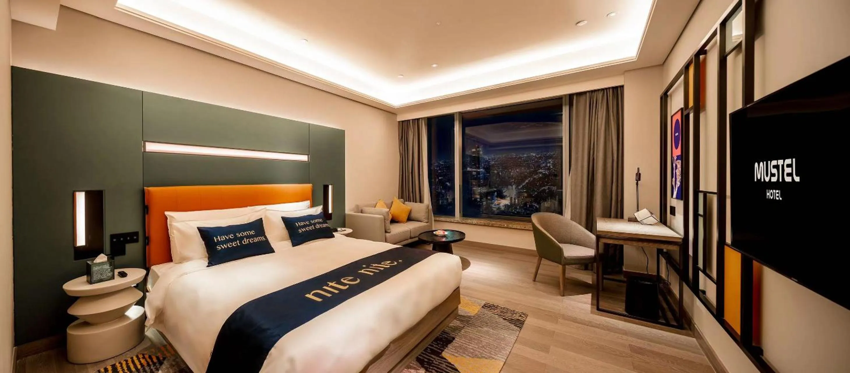 Photo of the whole room, Bed in Mustel Hotel Knowledge City Guangzhou