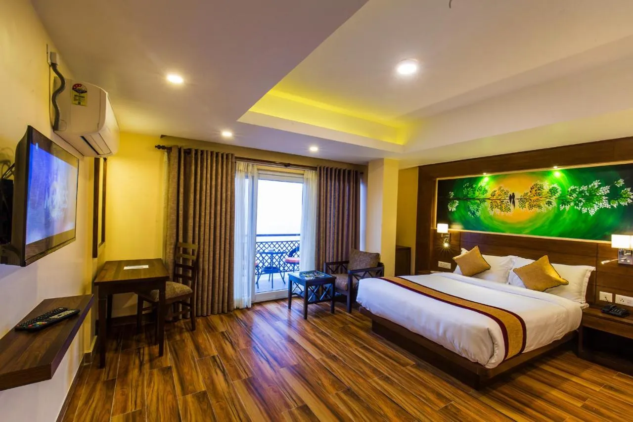 Bedroom, Bed in Himalaya Drishya Resort