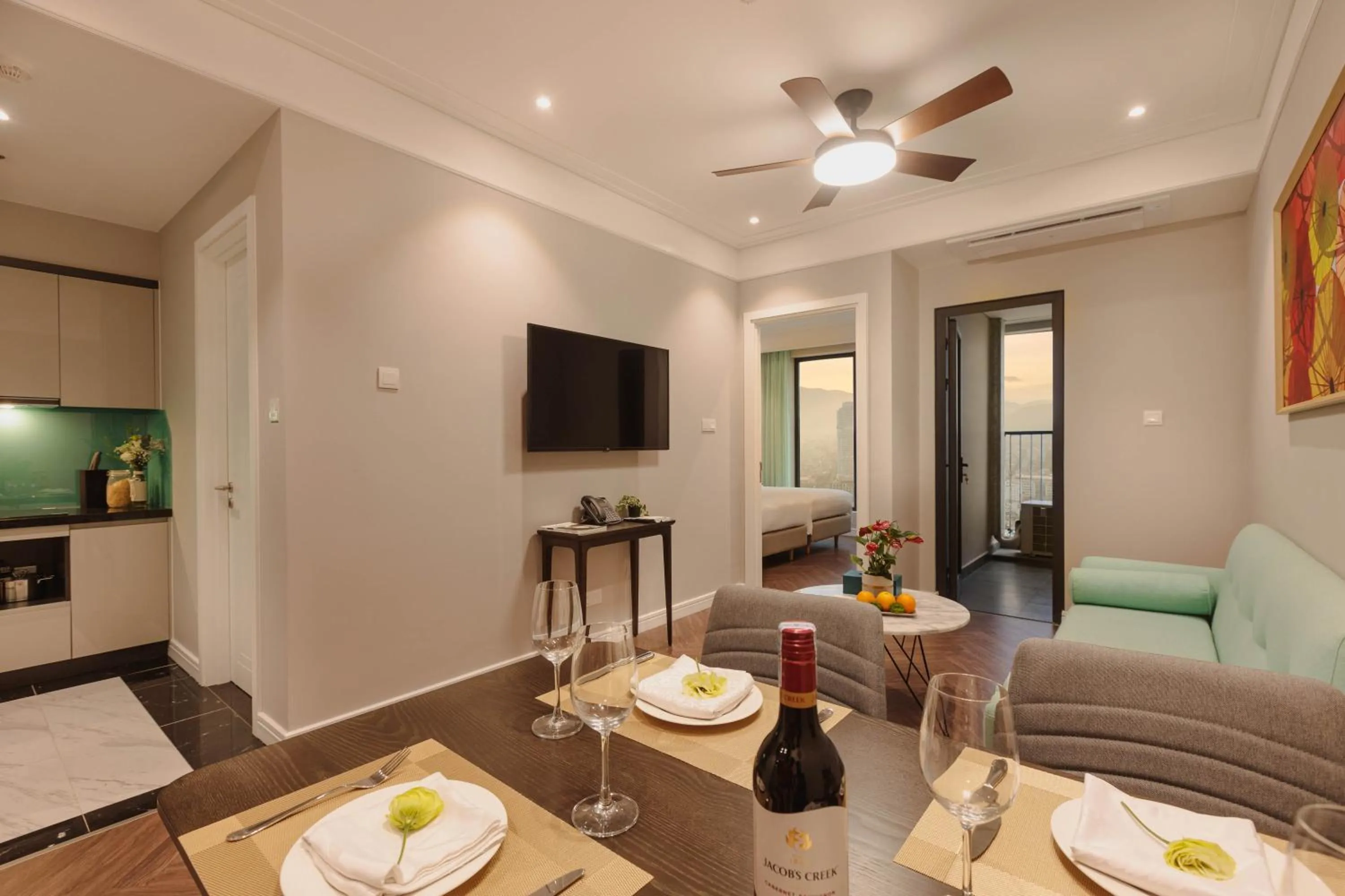 Living room in Altara Luxury Residences Quy Nhon