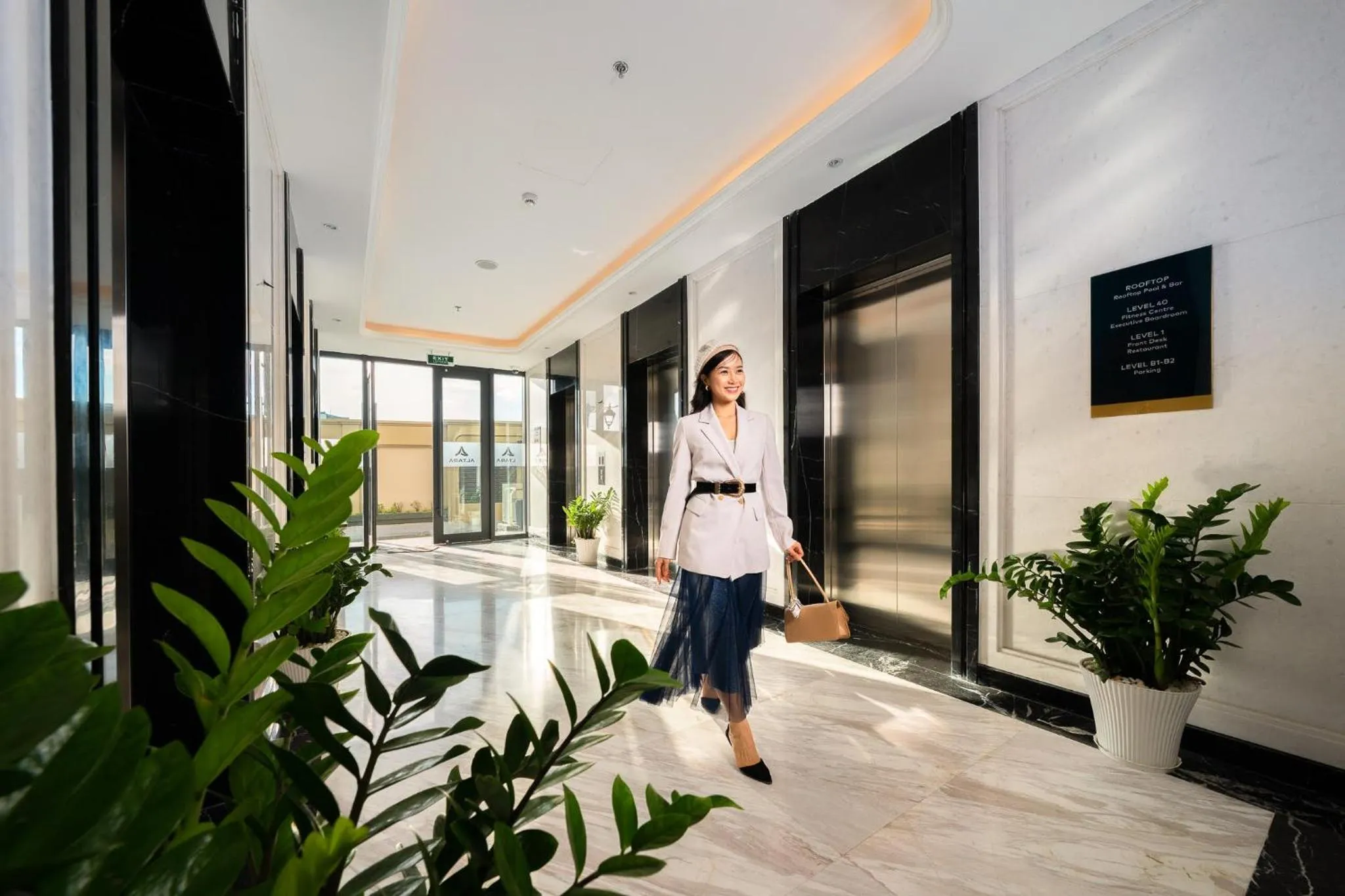 elevator in Altara Luxury Residences Quy Nhon