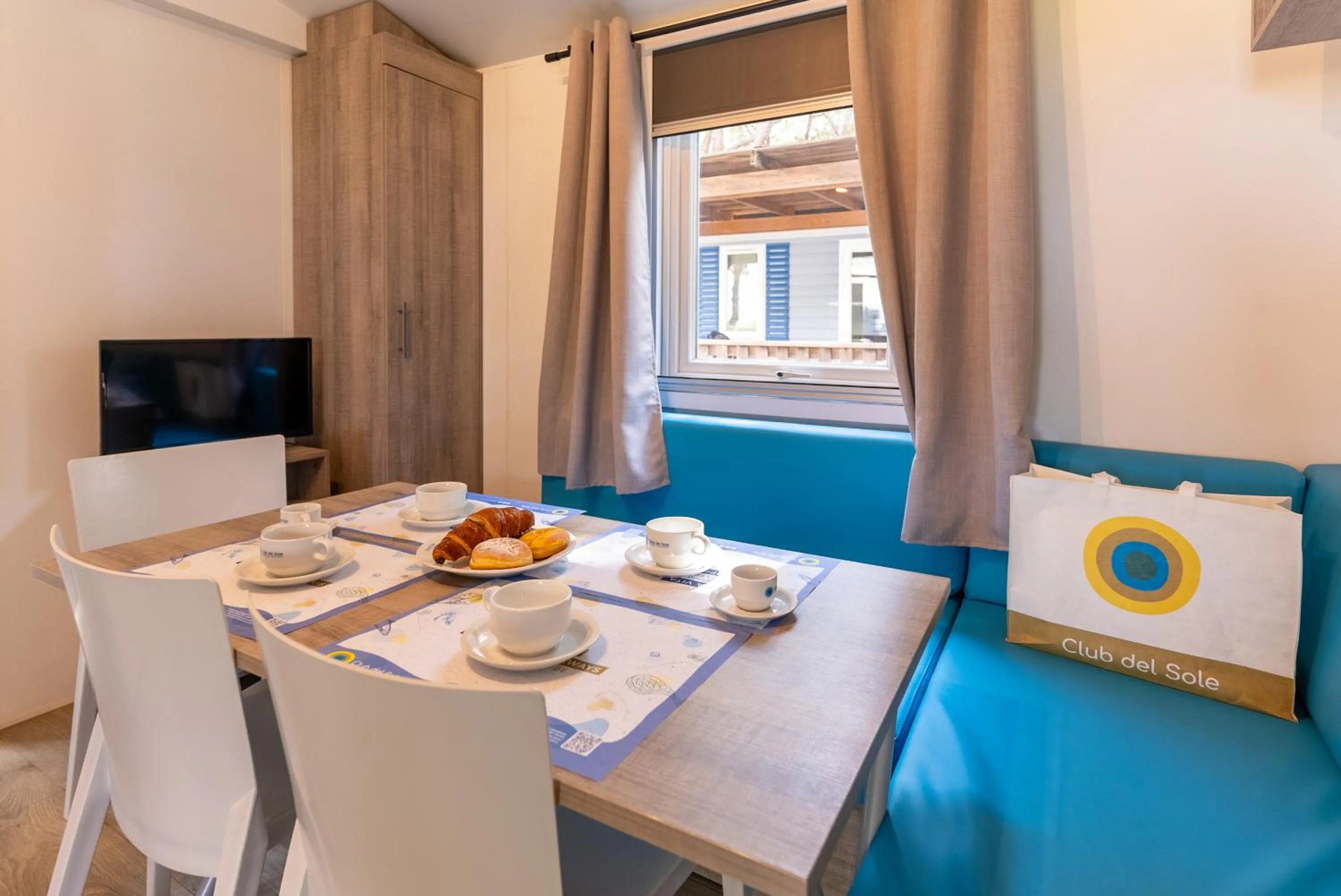 Living room in Club del Sole Orbetello Family Collection