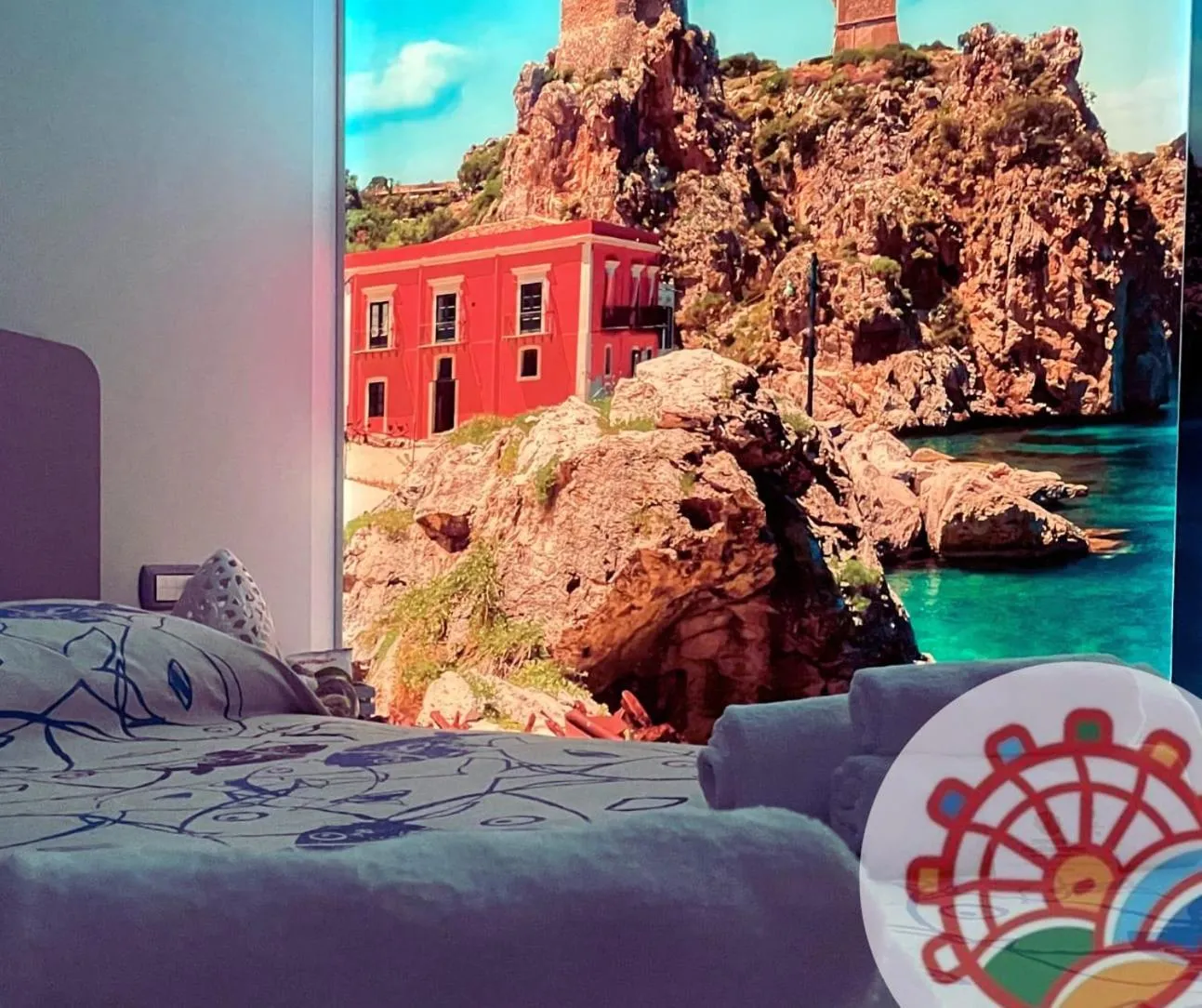 Decorative detail in macchia mediterranea