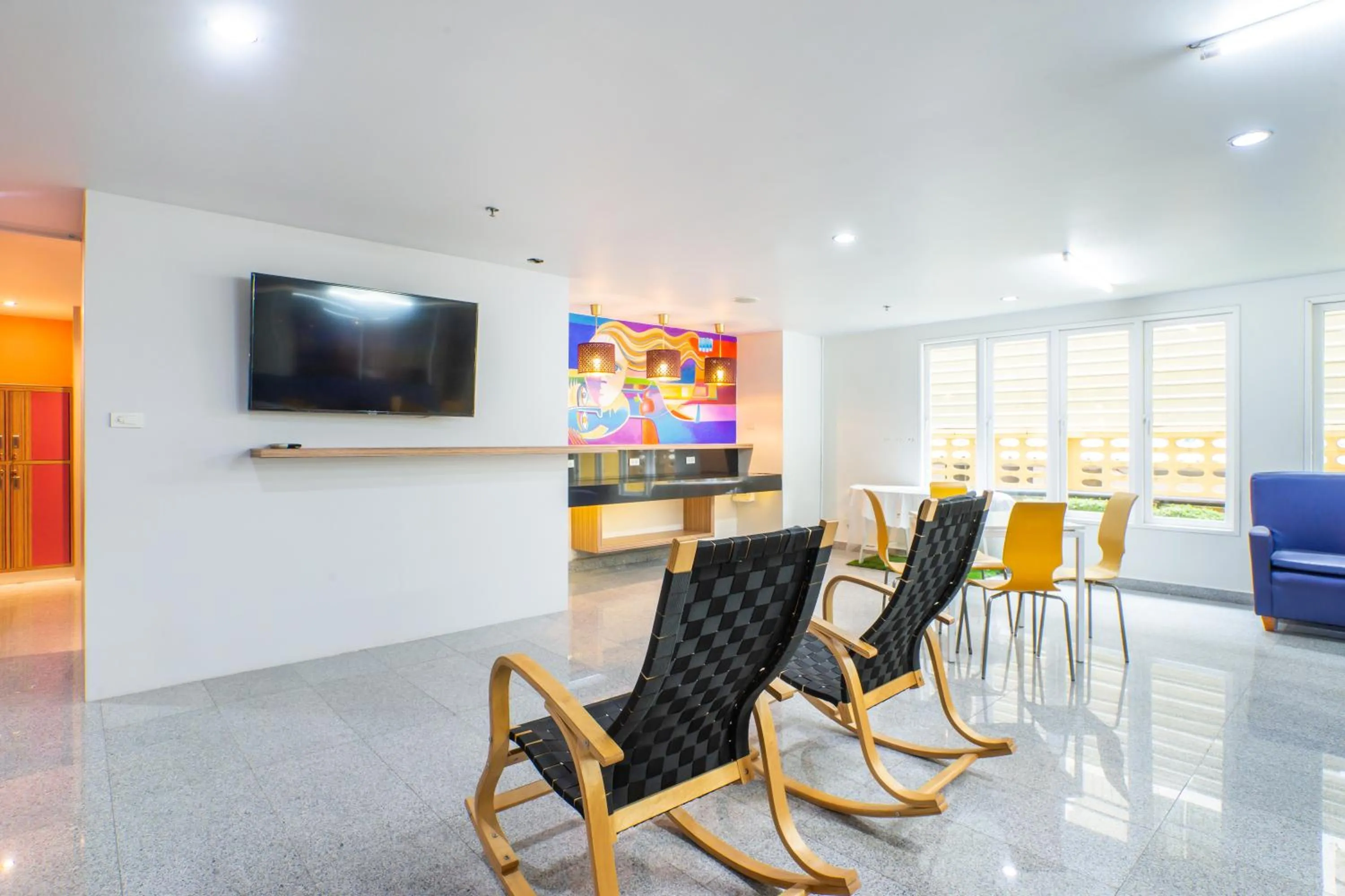 Seating area in Grand Bella