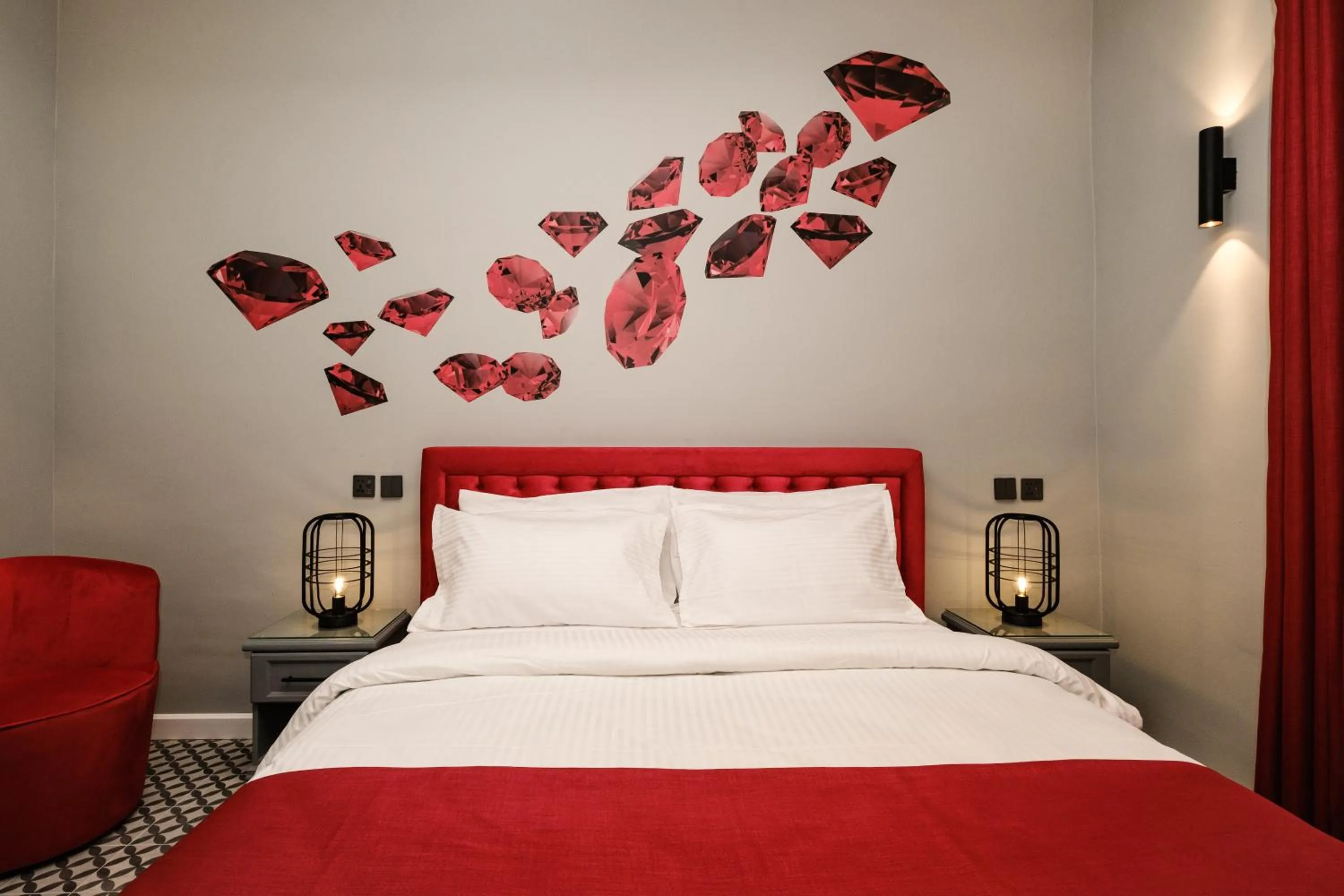 Decorative detail, Bed in Casa Reale Boutique Hotel