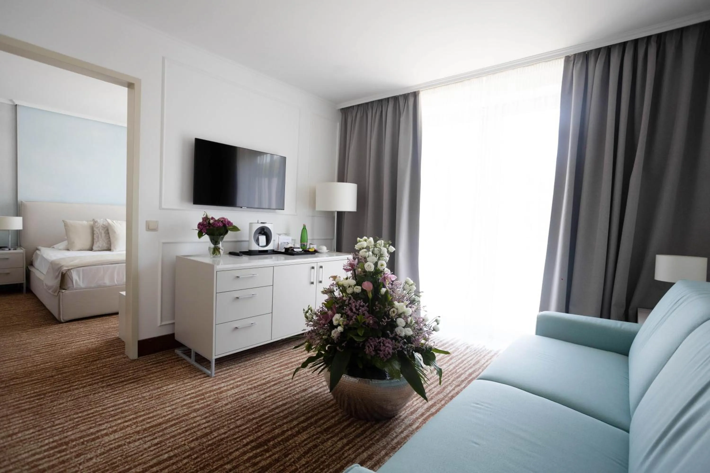 Living room, Bed in Thermal Hotel Visegrád