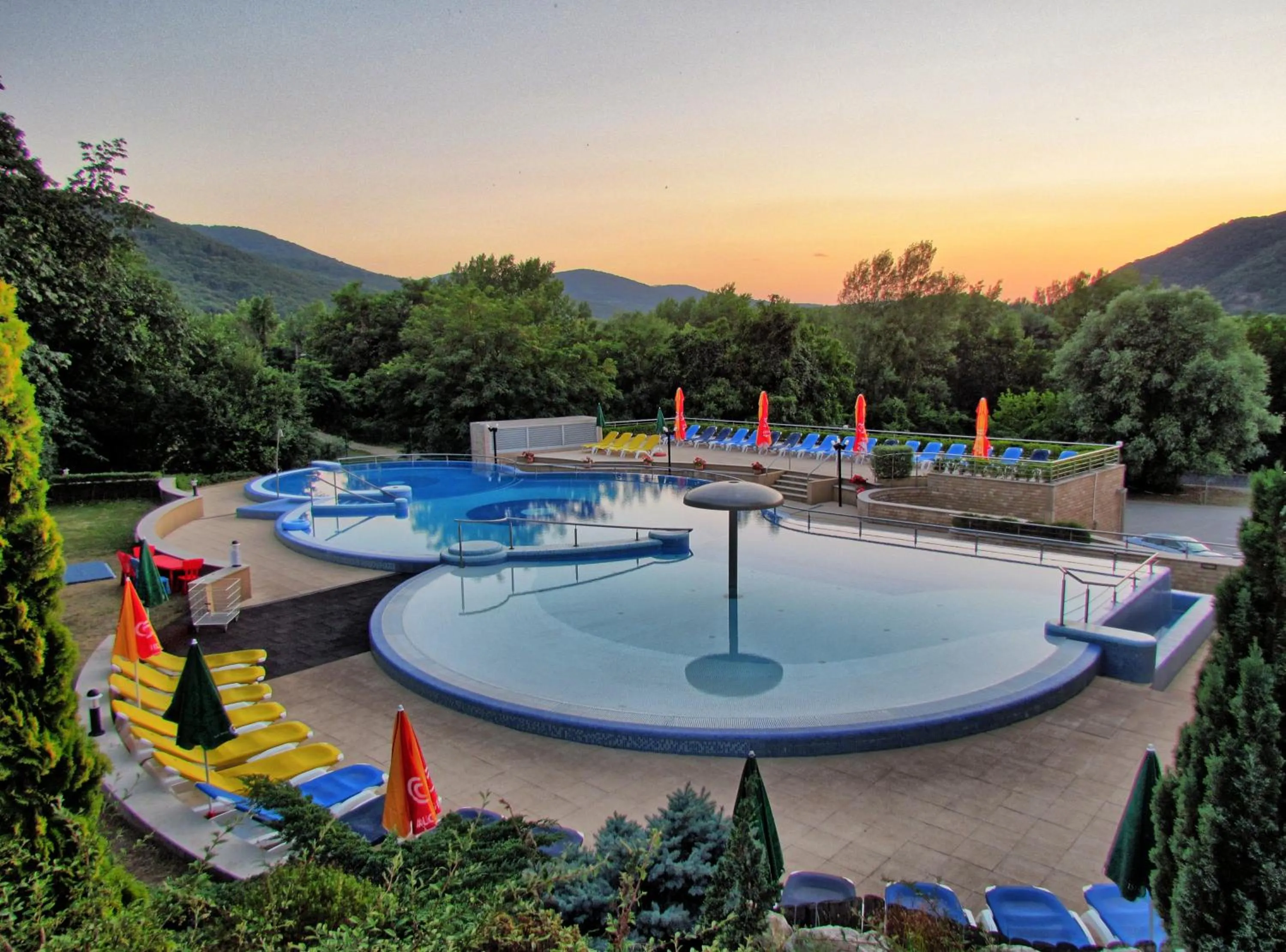 Swimming pool in Thermal Hotel Visegrád