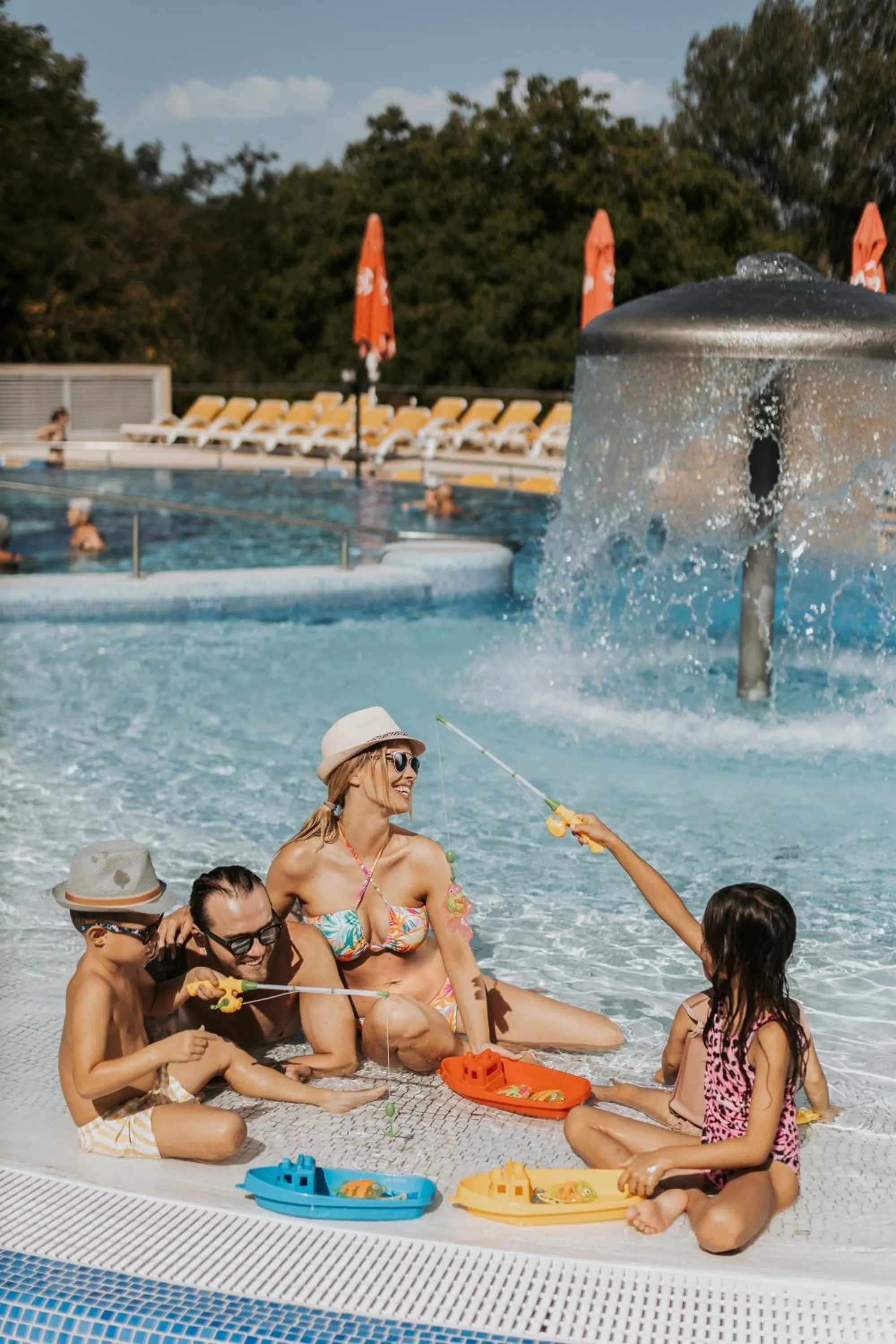 Swimming pool in Thermal Hotel Visegrád