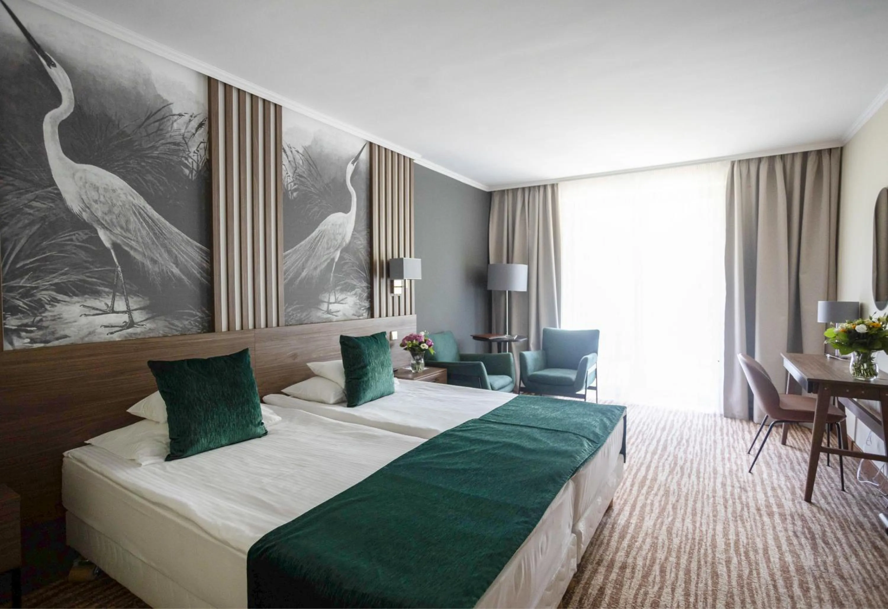 Bed in Thermal Hotel Visegrád