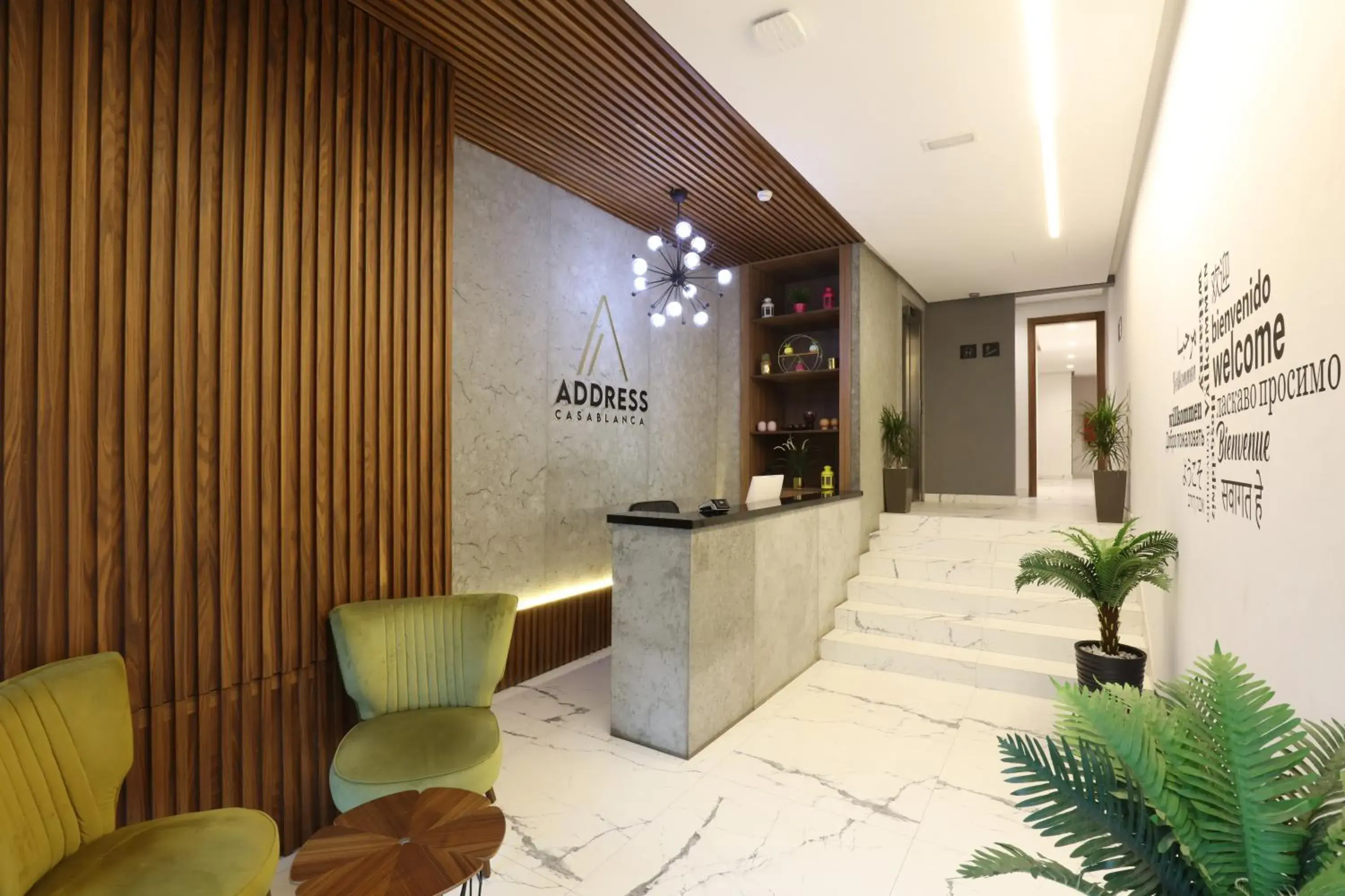 Lobby or reception in Address Hotel Casablanca Lobby or reception in Address Hotel Casablanca