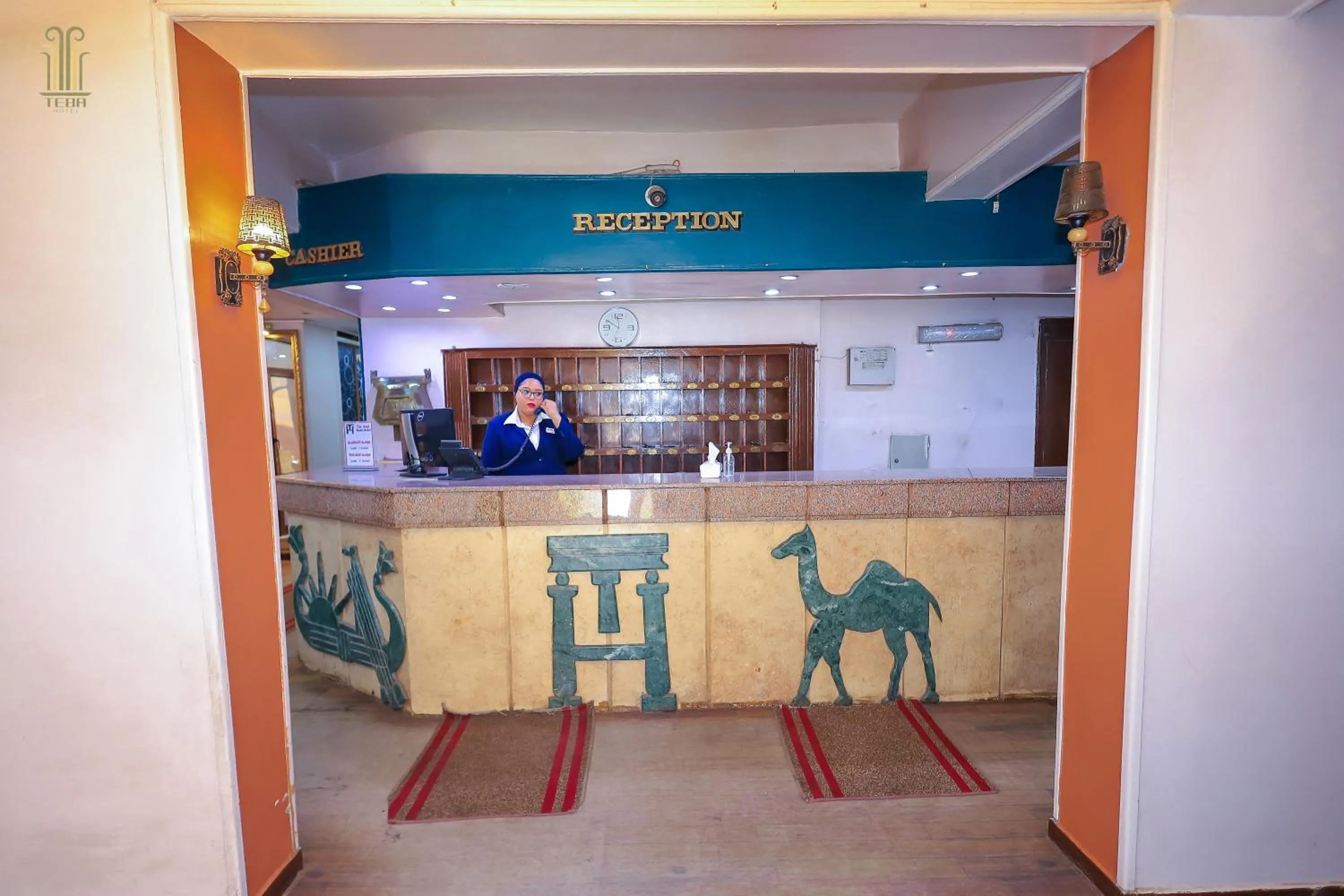 Lobby or reception in Tiba Hotel