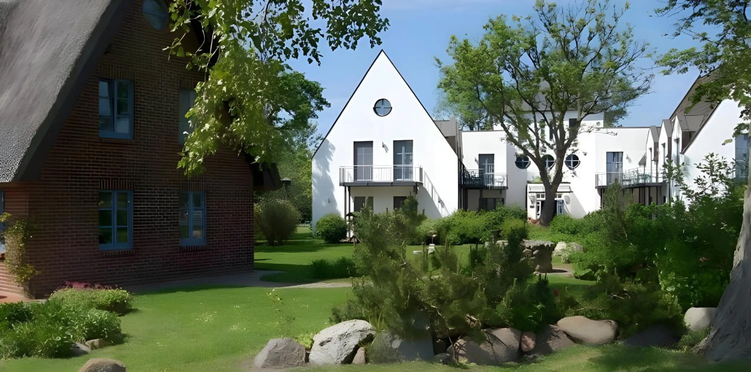 Property building in Hotel Rügenschmiede vis a vis Hiddensee