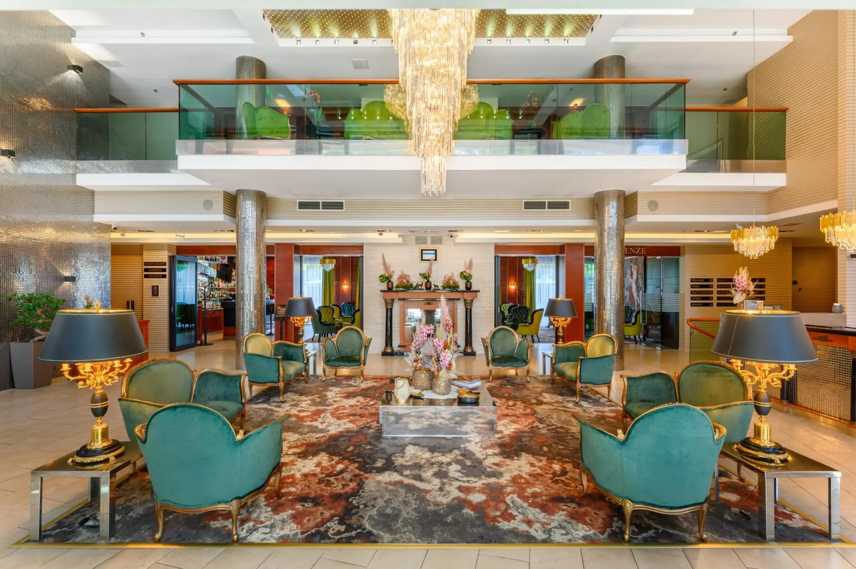 Lobby or reception in Hotel Divinus Lobby or reception in Hotel Divinus