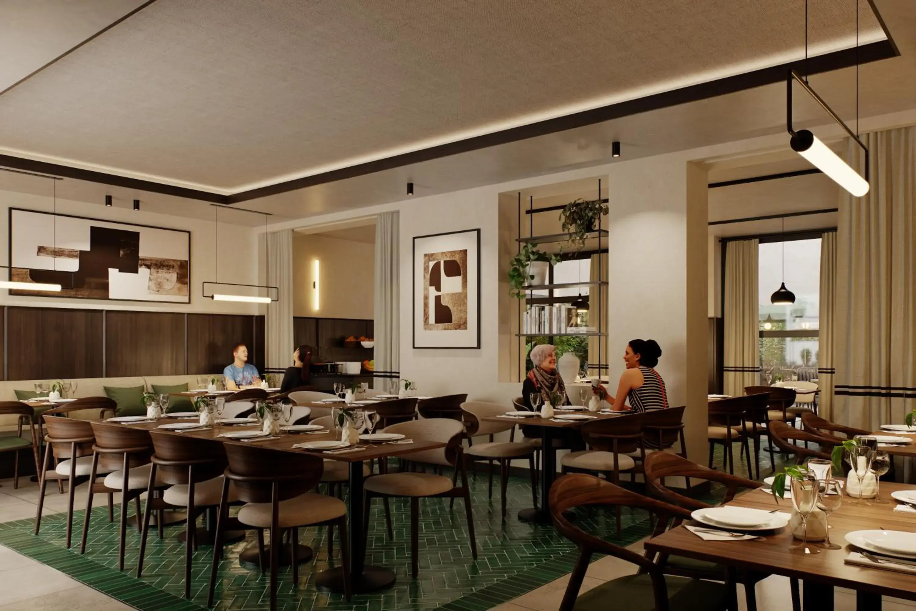 Dining area in Soho Boutique Hotel Dining area in Soho Boutique Hotel