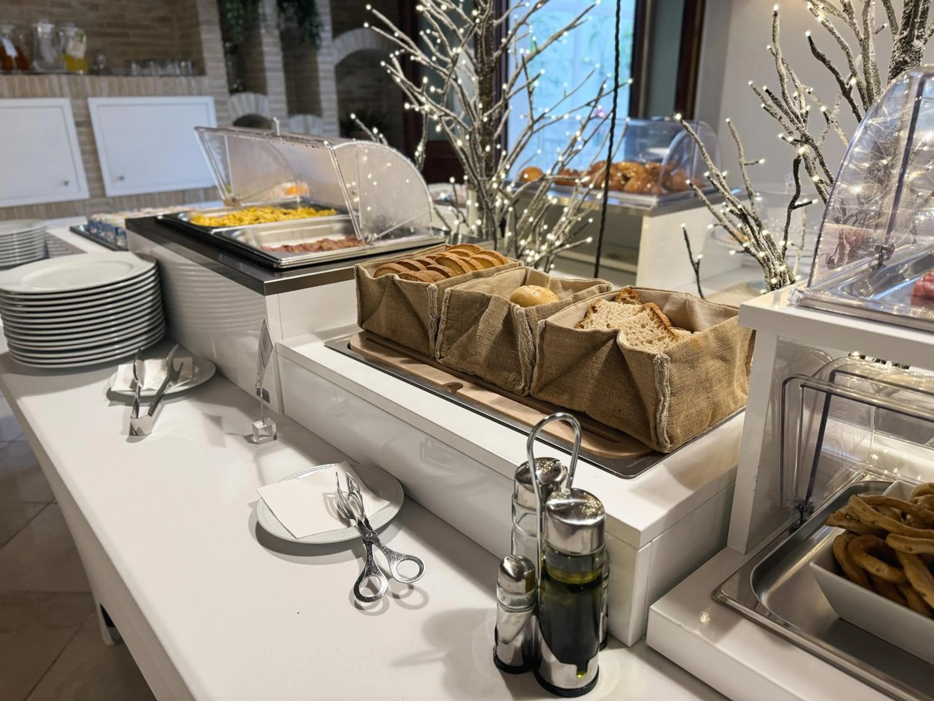 Buffet breakfast in Palazzo Sant'Elena Historic Hotel