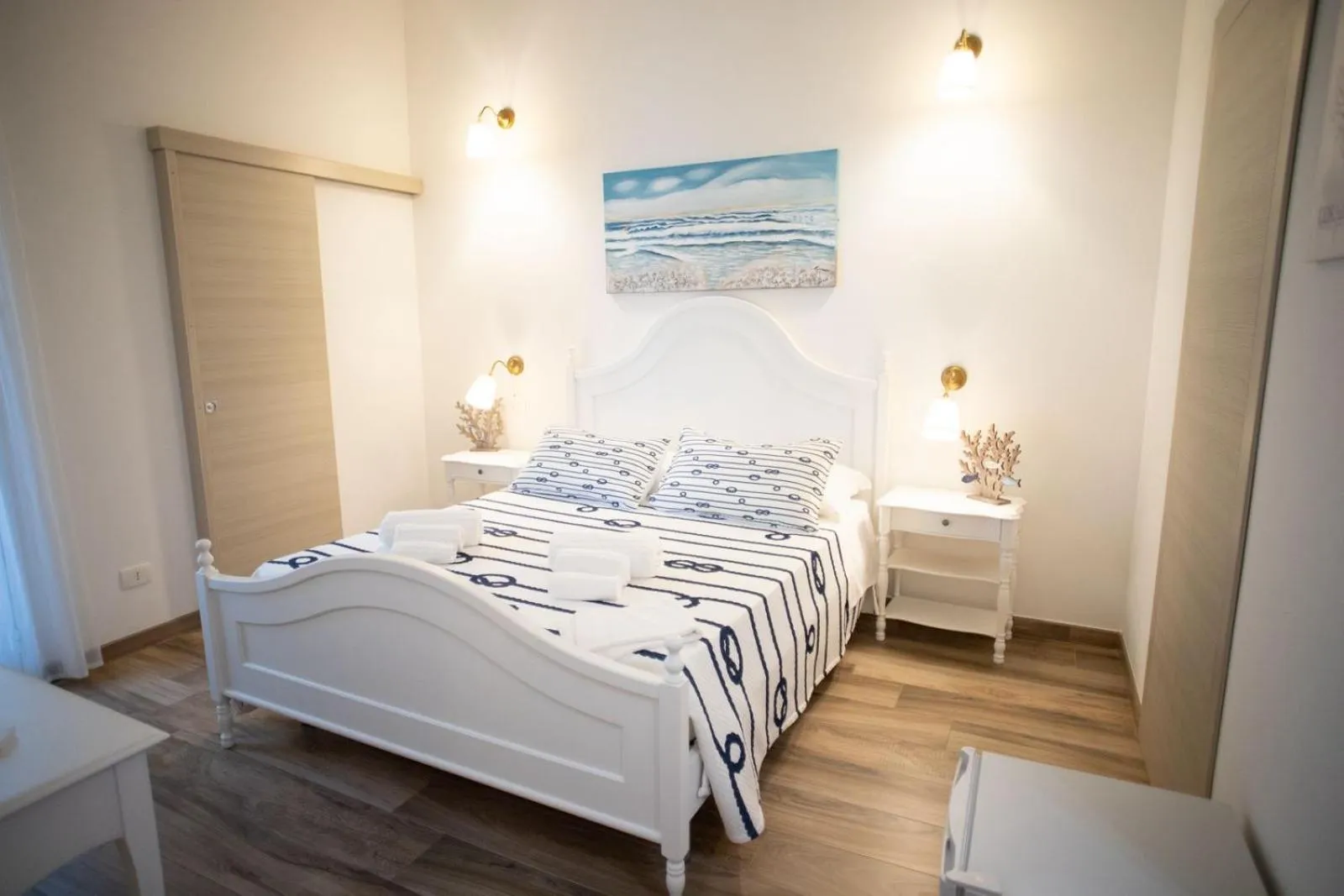 Bed in Azzurro Mare Rooms