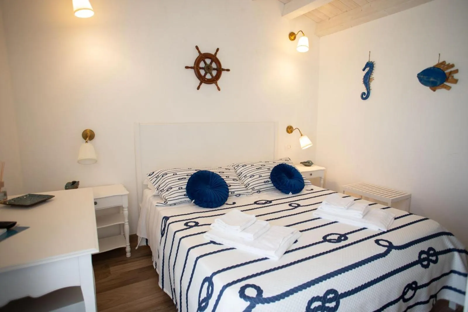 Bed in Azzurro Mare Rooms