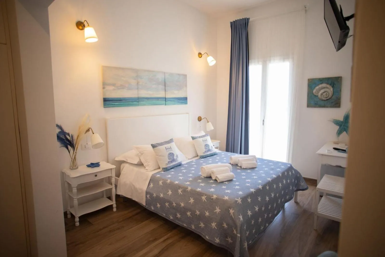 Bed in Azzurro Mare Rooms