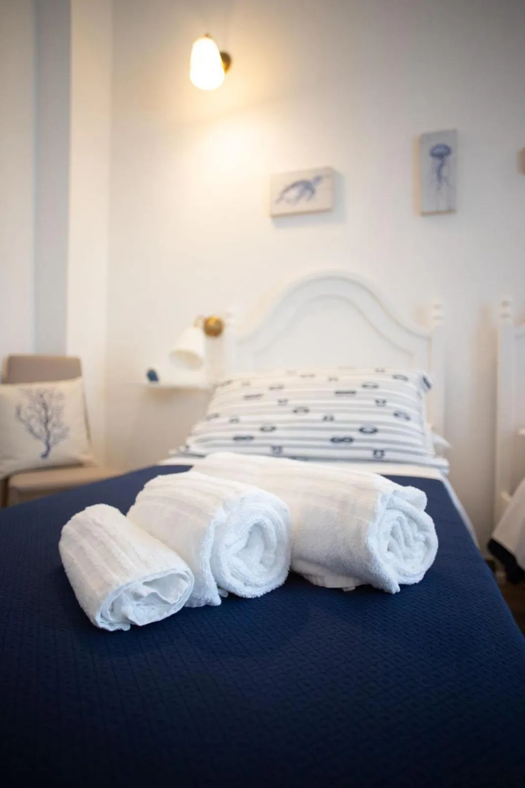 Bed in Azzurro Mare Rooms