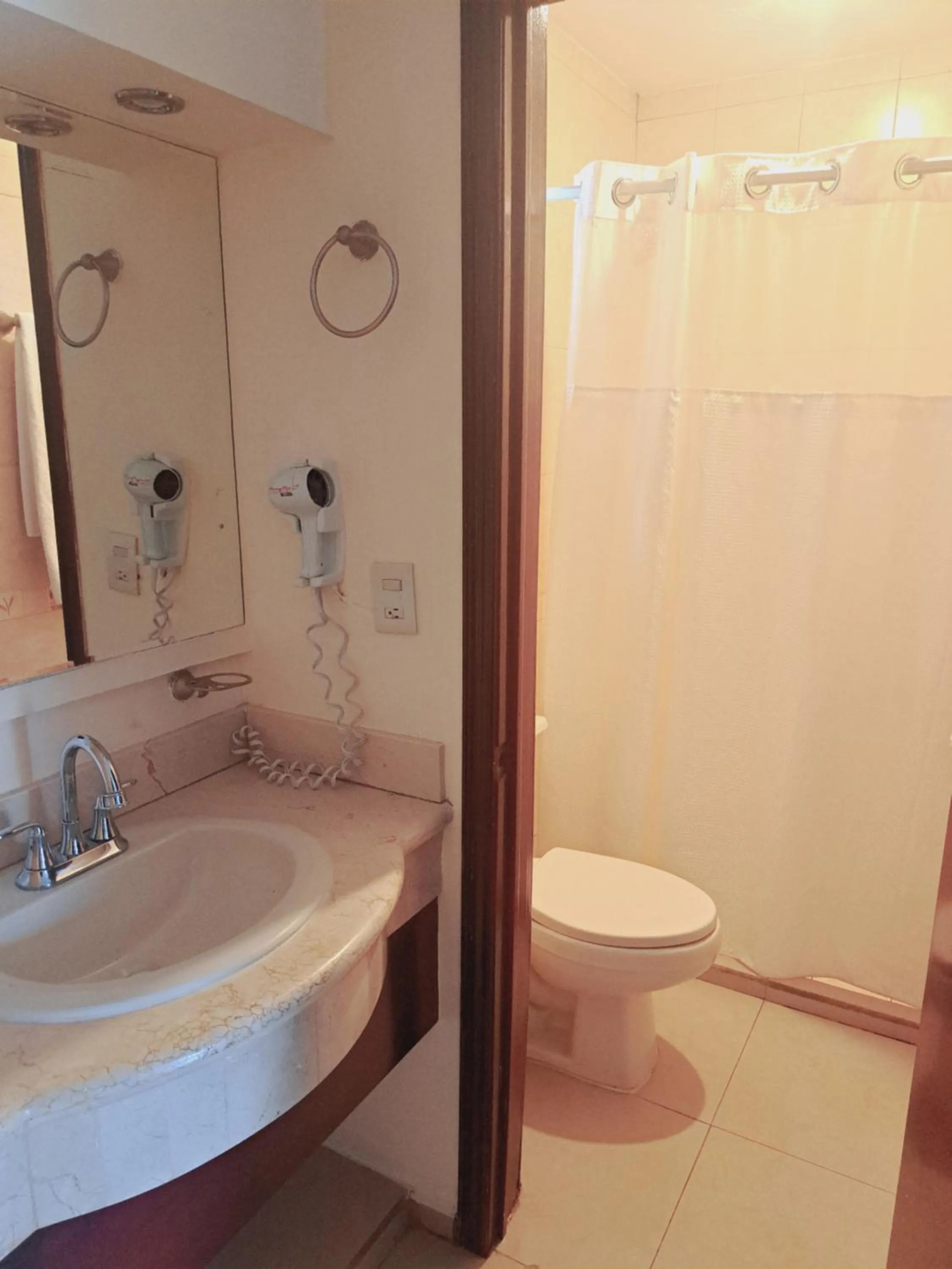 Toilet in Hotel Confort Plaza