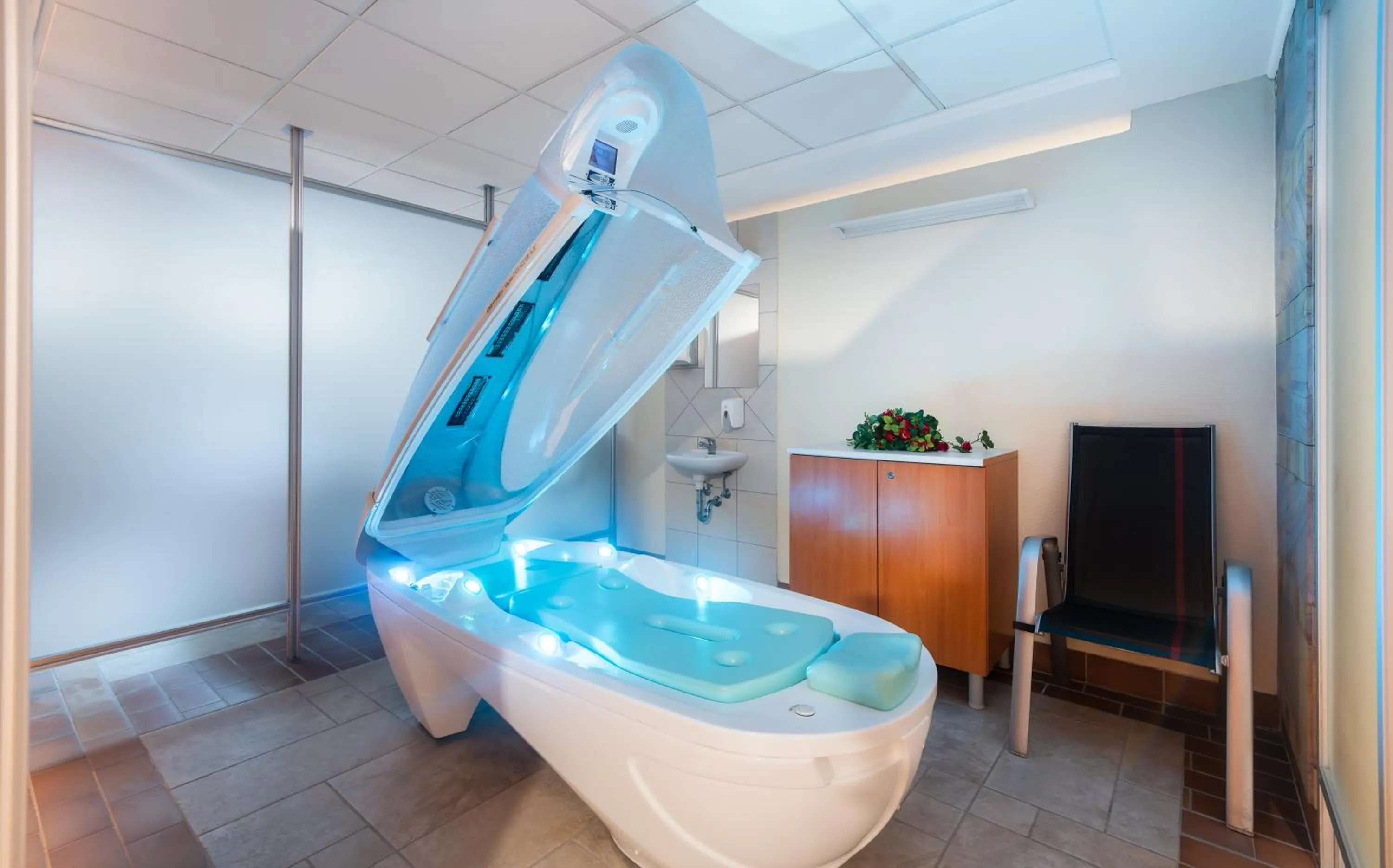 Sauna in Aquarell Hotel