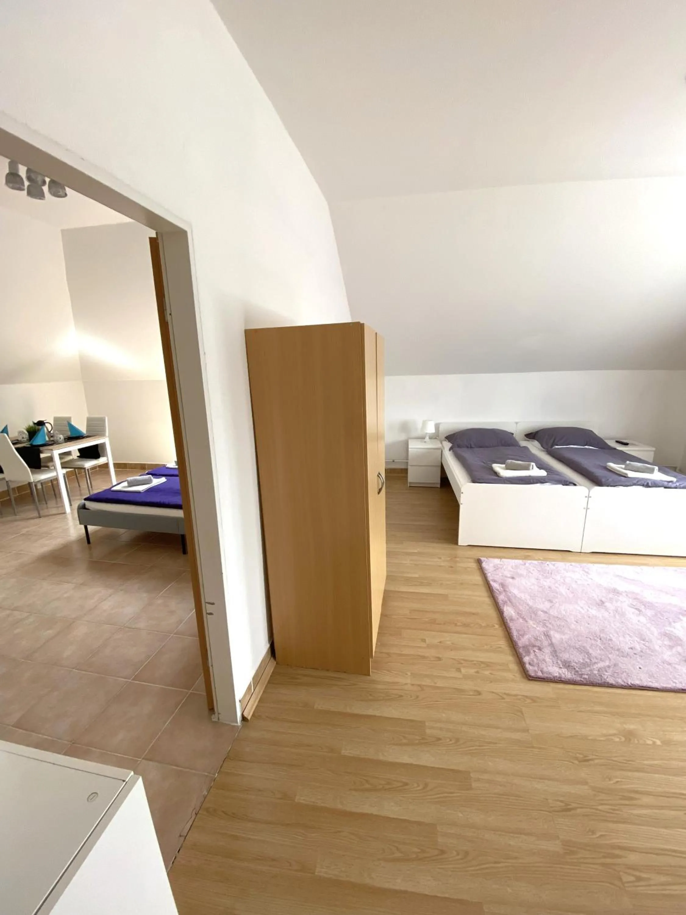 Bed in Appartementhaus 5. Jahreszeit