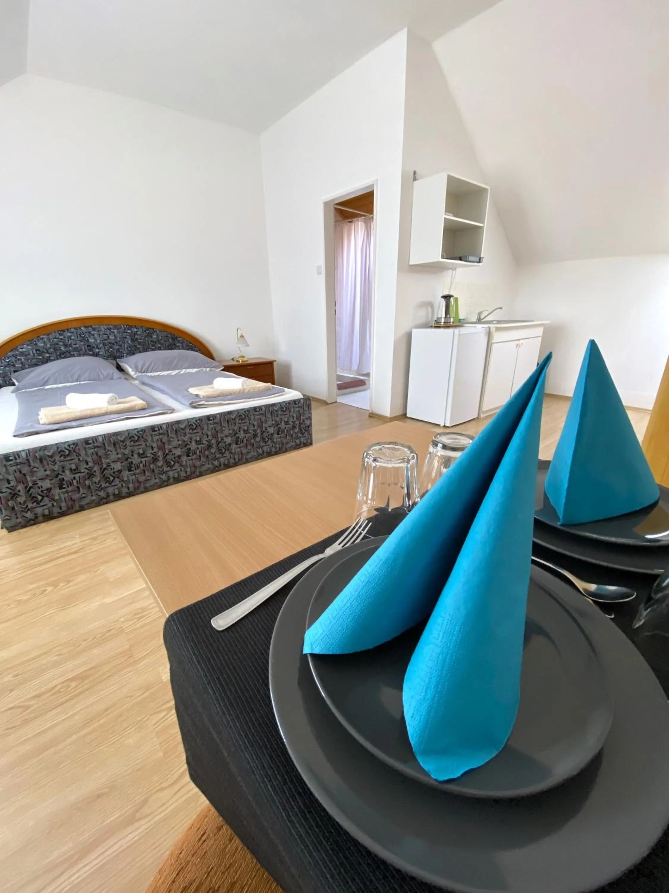 Bed in Appartementhaus 5. Jahreszeit