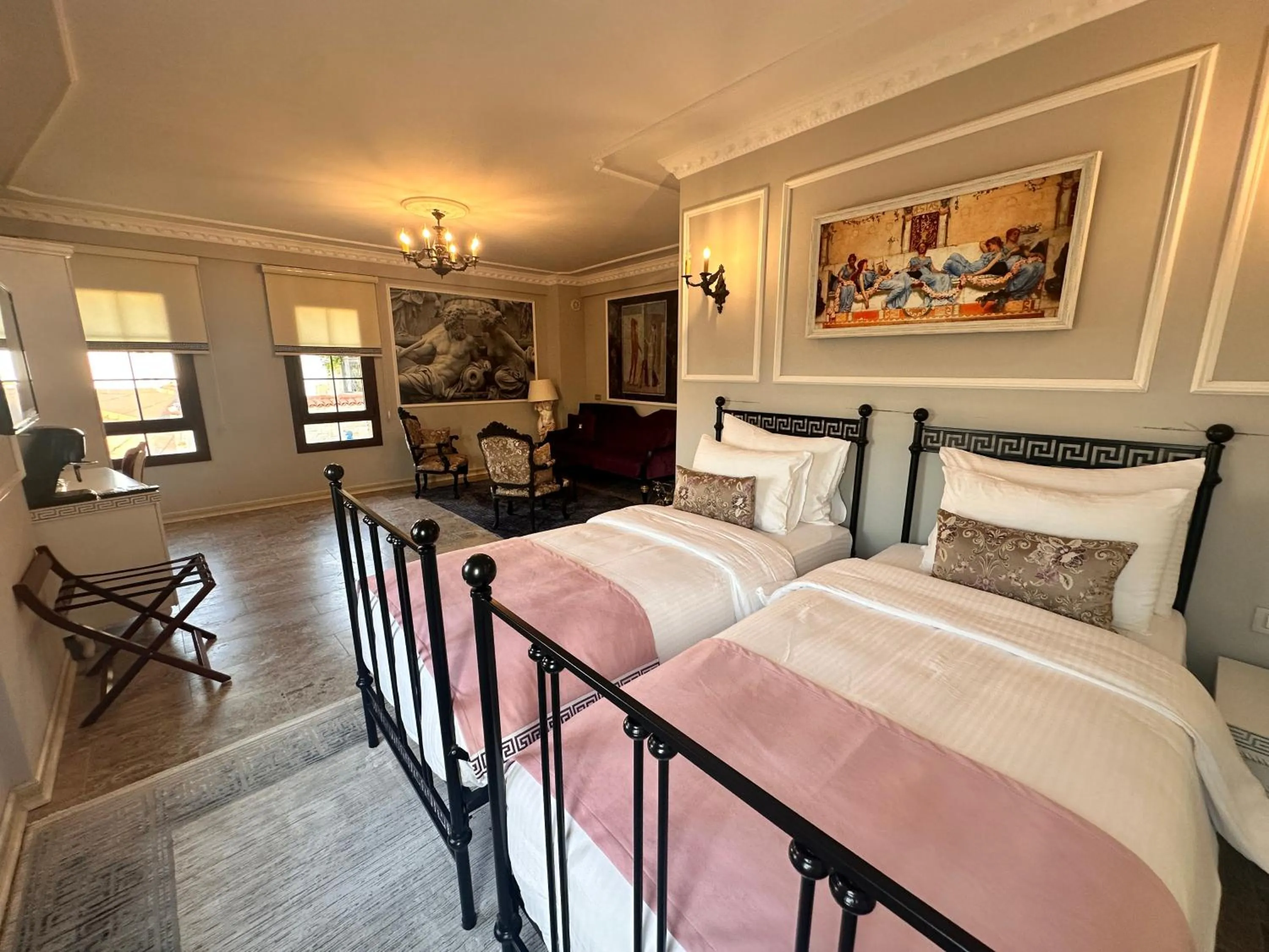 Bed in Villa Ephesus Hotel