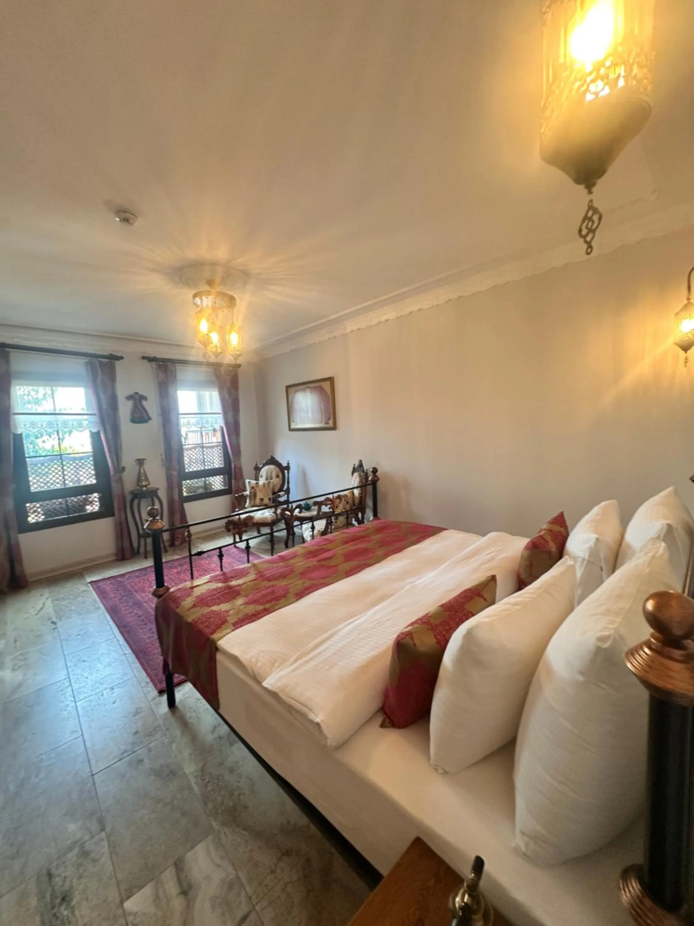 Bed in Villa Ephesus Hotel