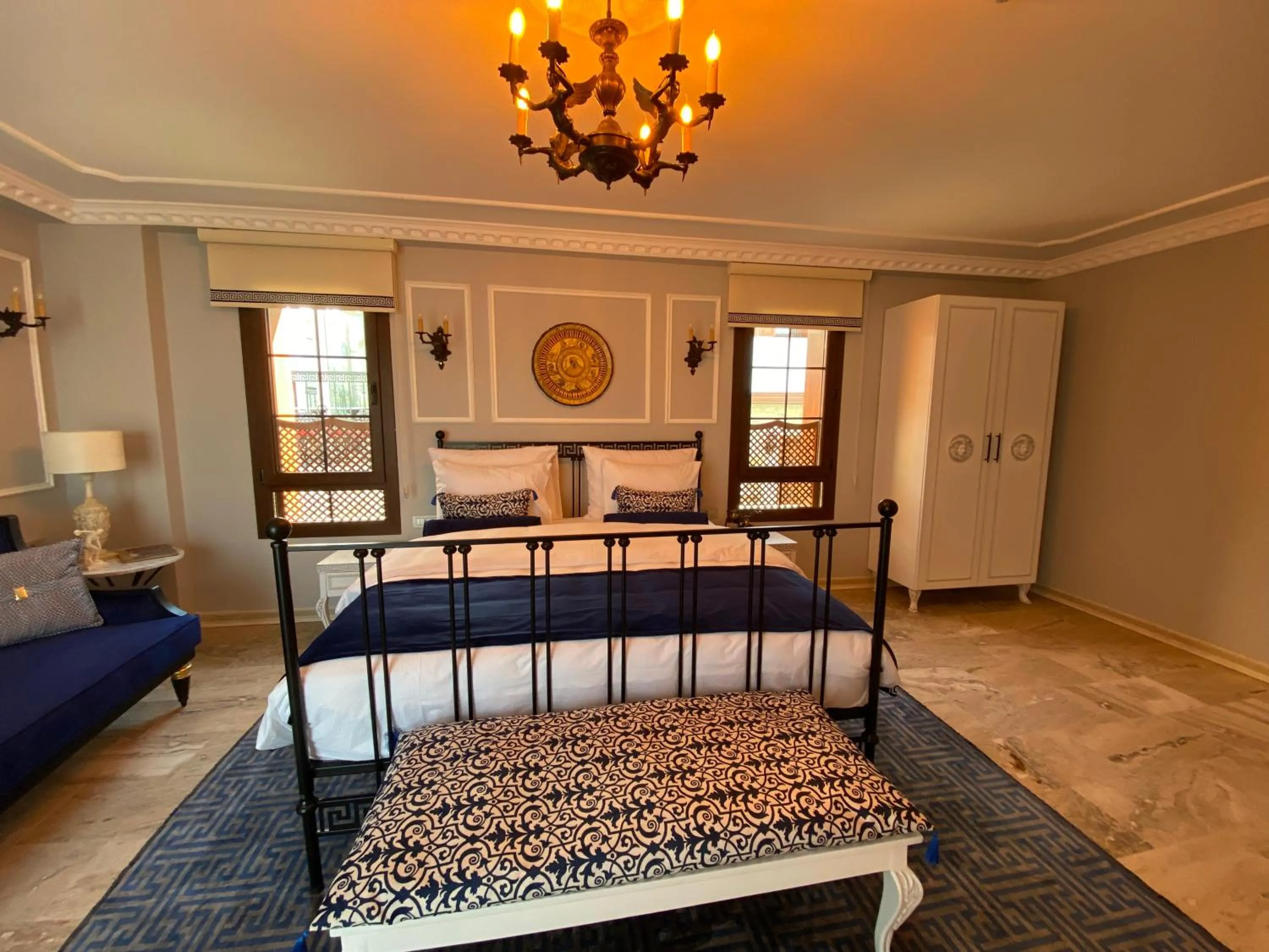 Bed in Villa Ephesus Hotel