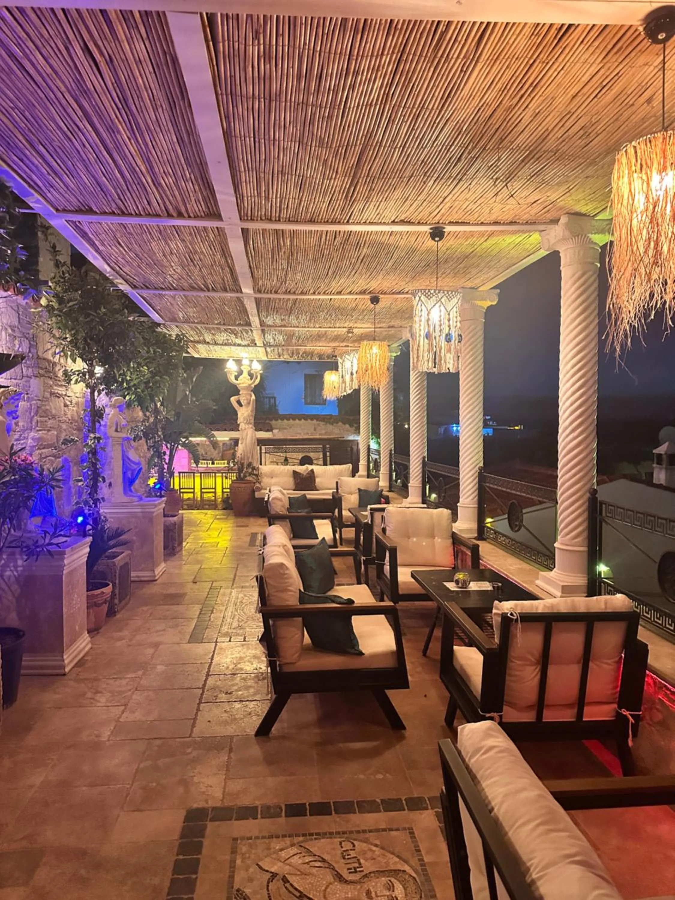 Patio in Villa Ephesus Hotel