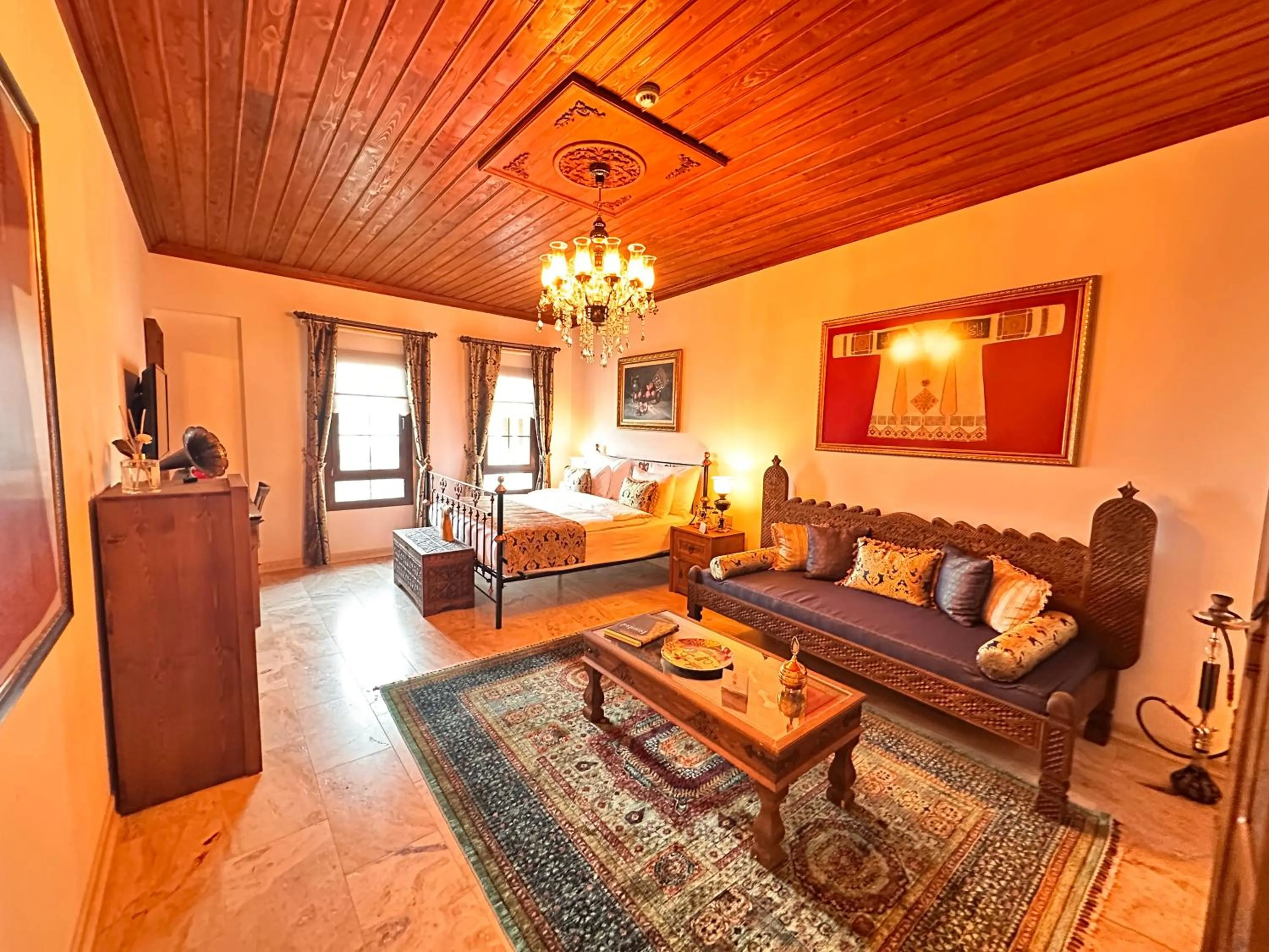 Seating area in Villa Ephesus Hotel