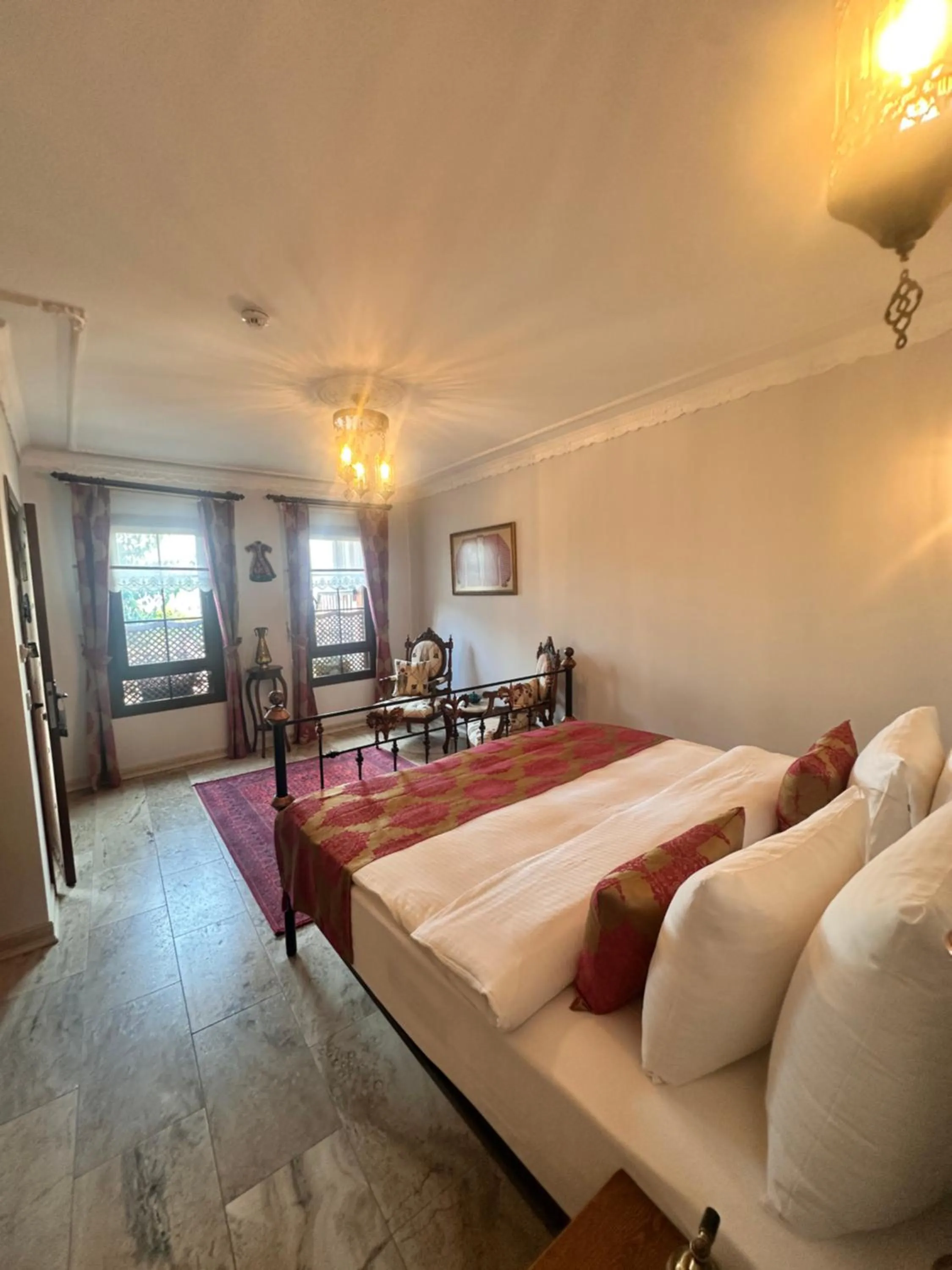 Bed in Villa Ephesus Hotel