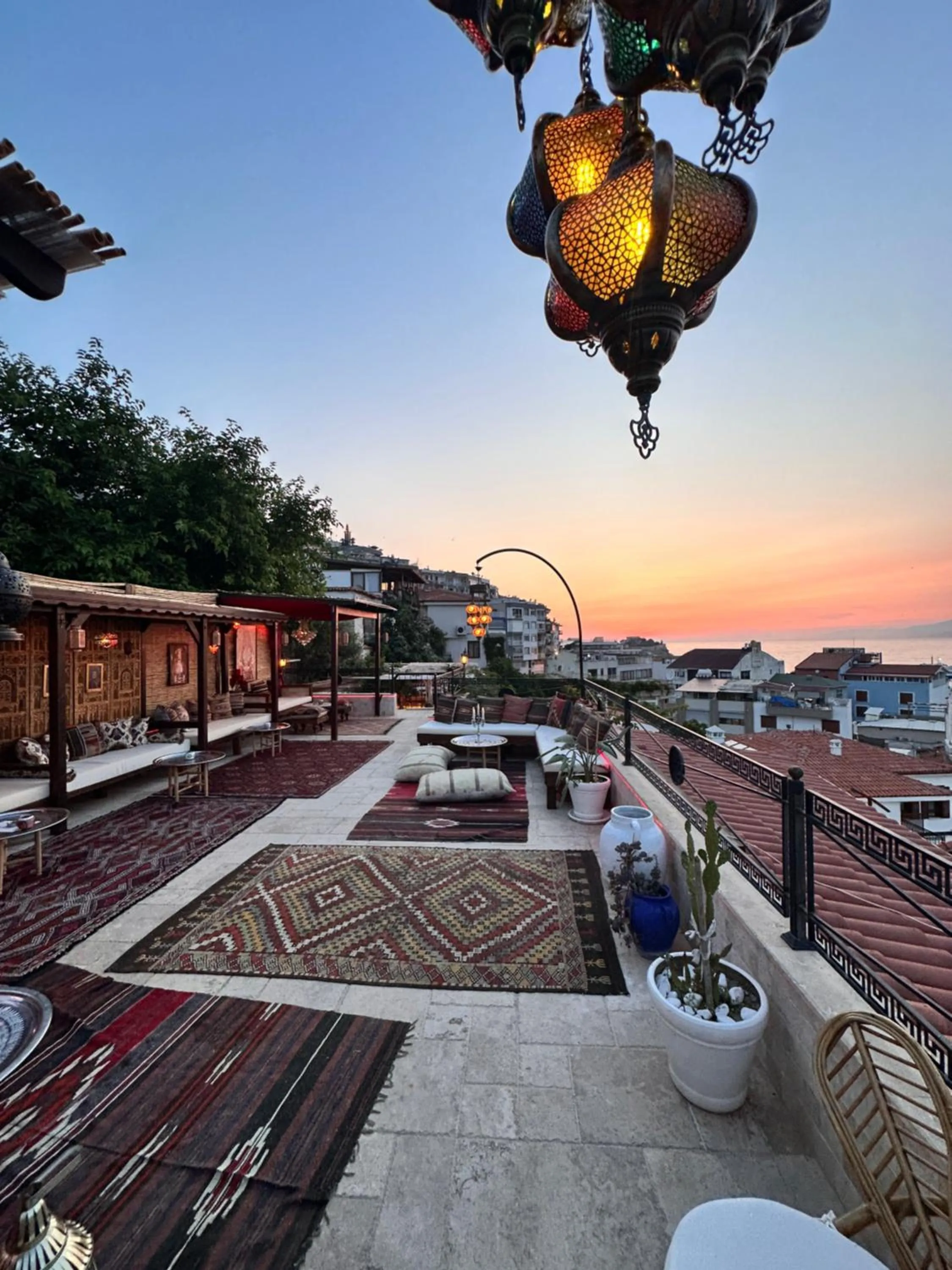 Sunset in Villa Ephesus Hotel