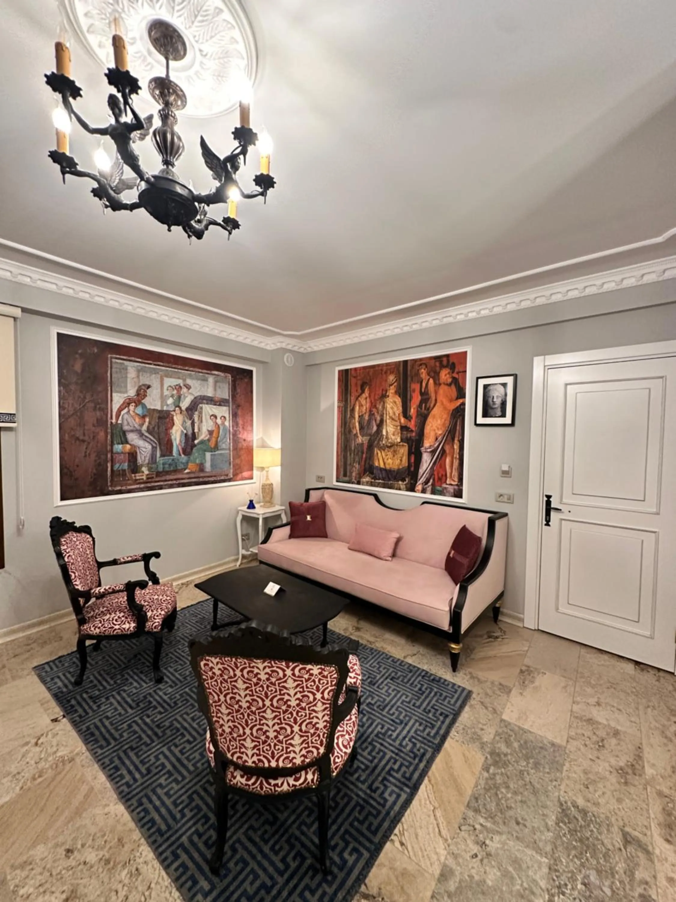 Seating area in Villa Ephesus Hotel