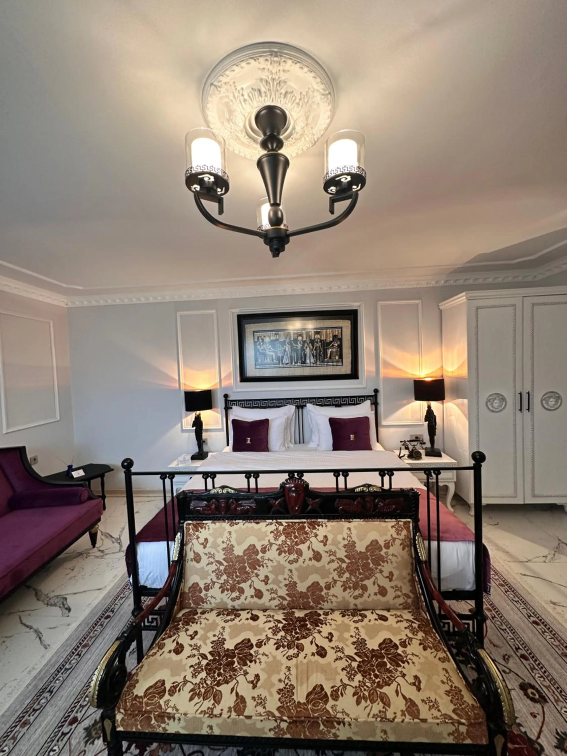 Bed in Villa Ephesus Hotel