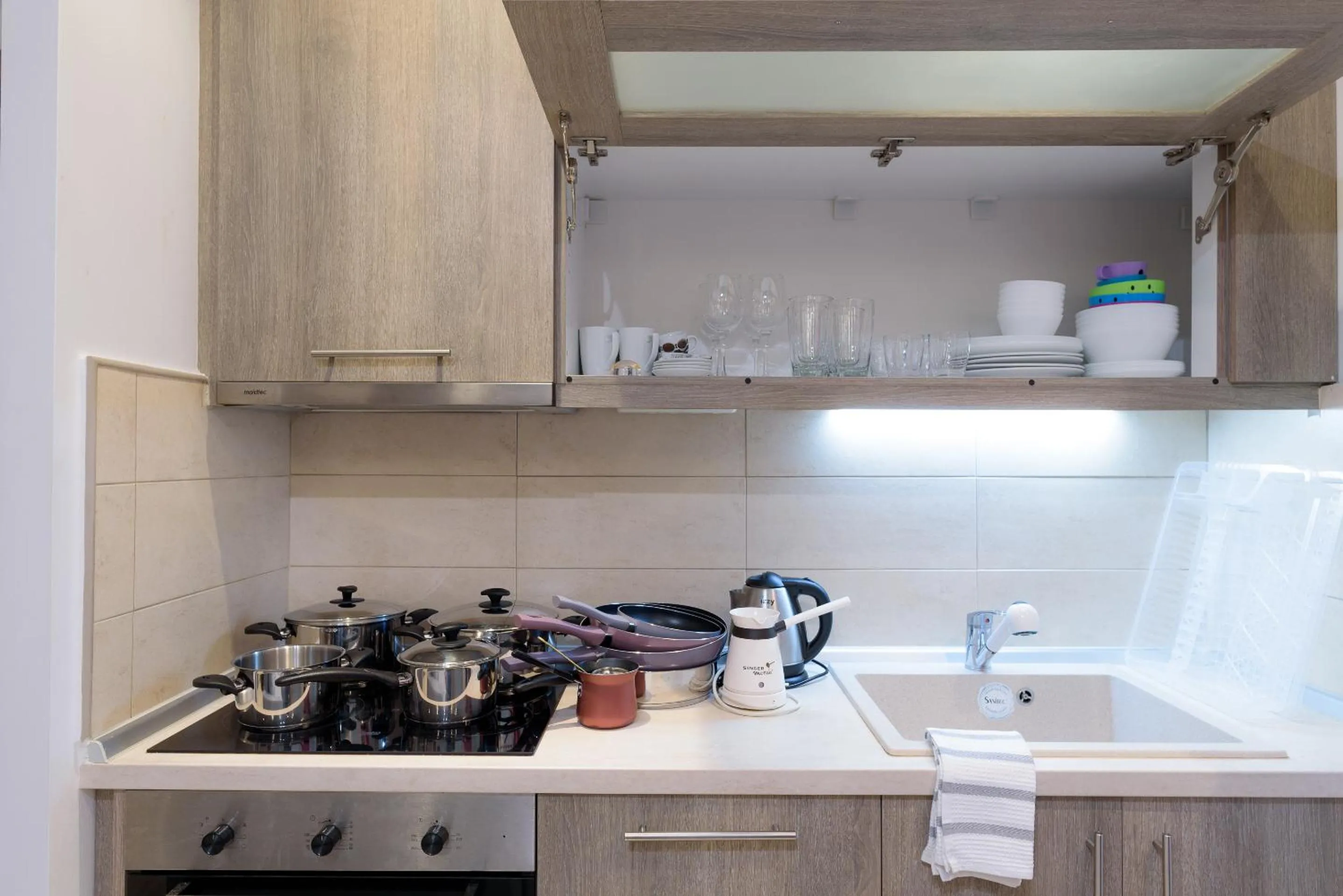 Coffee/tea facilities in Lassani cozy and quiet, 2 bedroom apartm with spacious balcony