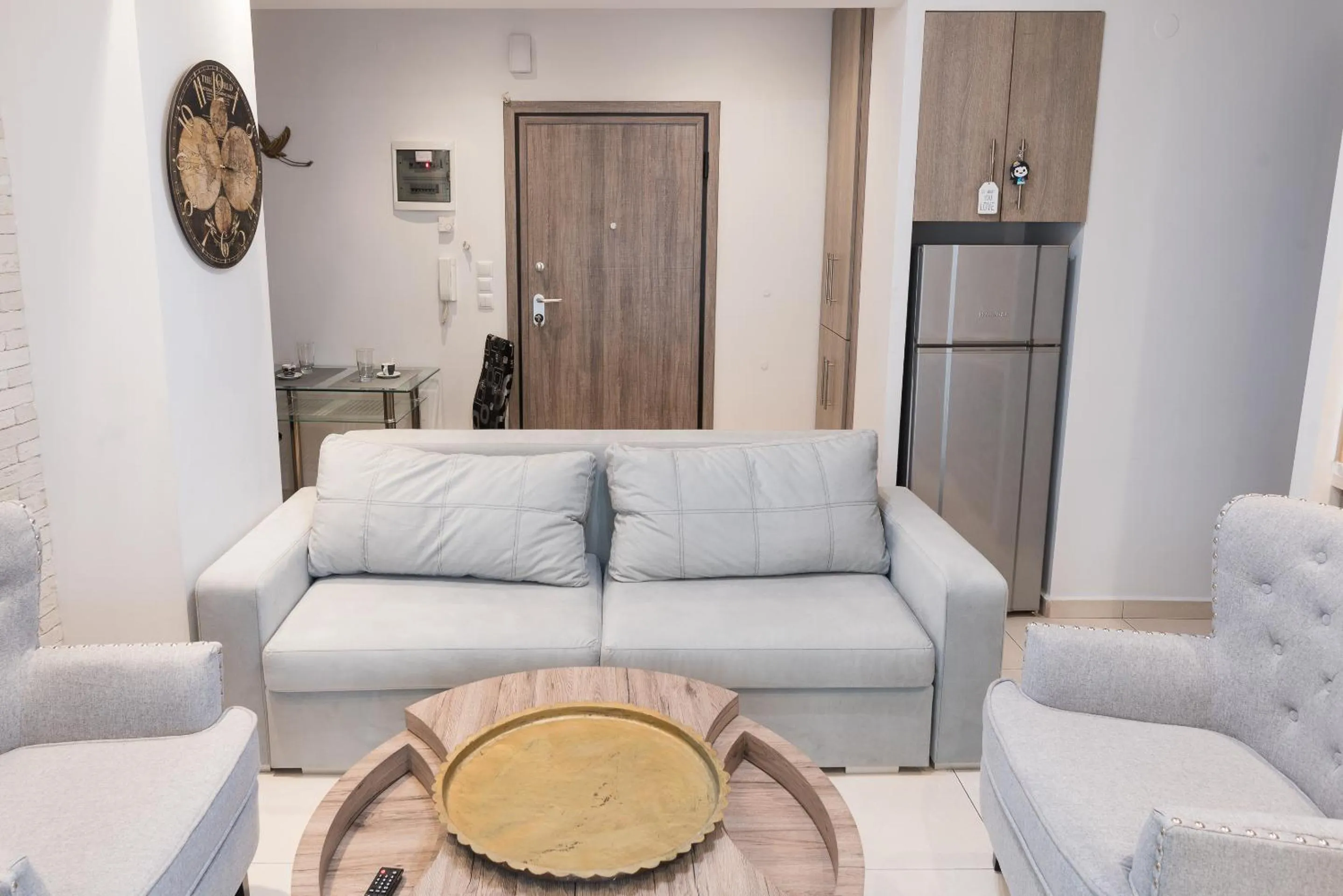 Kitchen or kitchenette in Lassani cozy and quiet, 2 bedroom apartm with spacious balcony