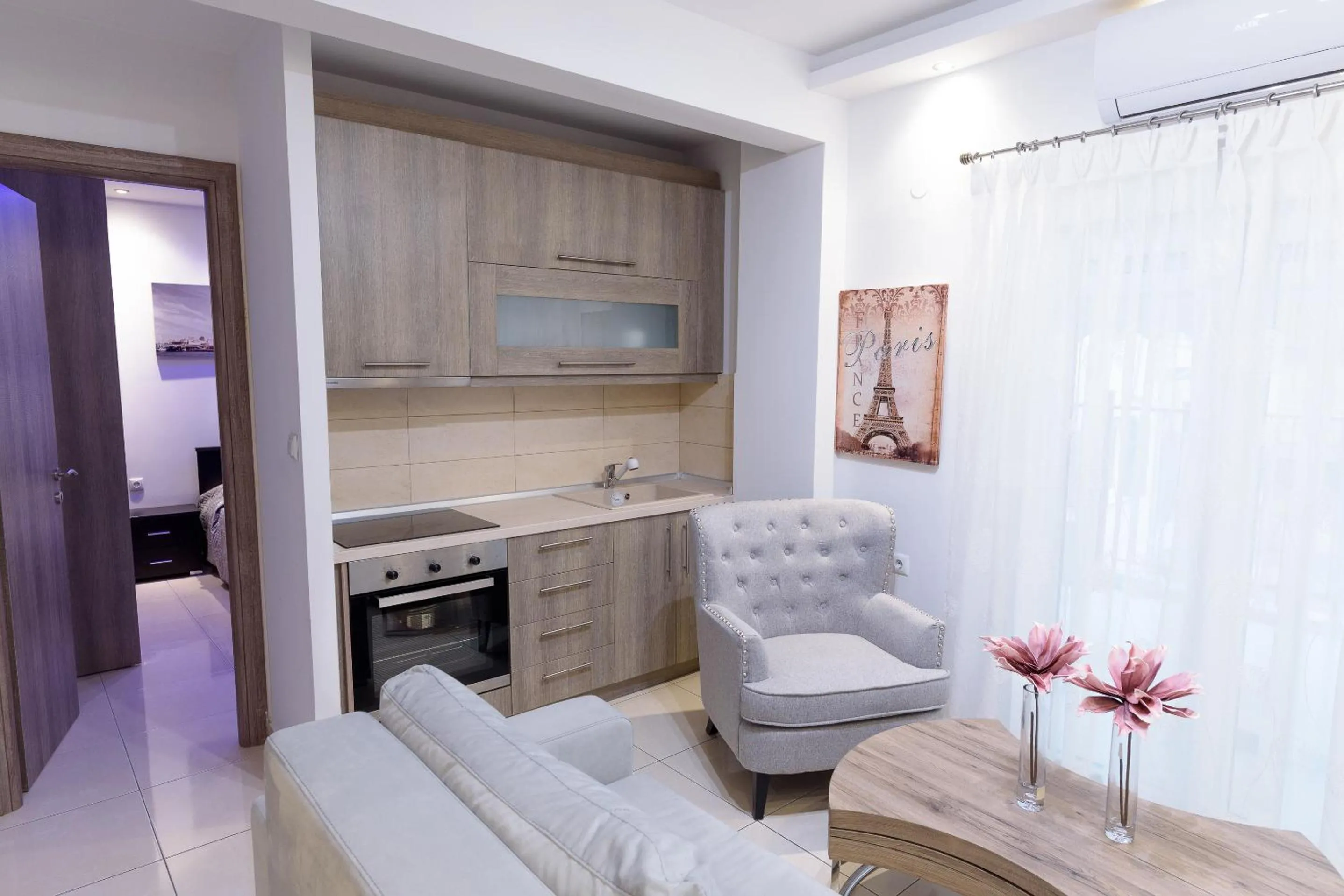 Kitchen or kitchenette in Lassani cozy and quiet, 2 bedroom apartm with spacious balcony