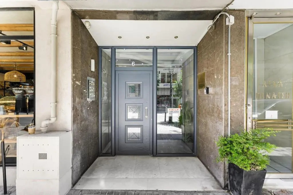 Facade/entrance in Lassani cozy and quiet, 2 bedroom apartm with spacious balcony