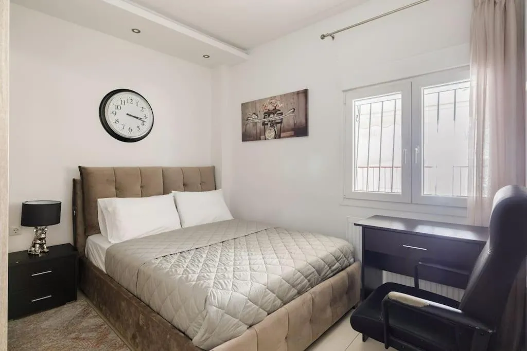 Bedroom, Bed in Lassani cozy and quiet, 2 bedroom apartm with spacious balcony