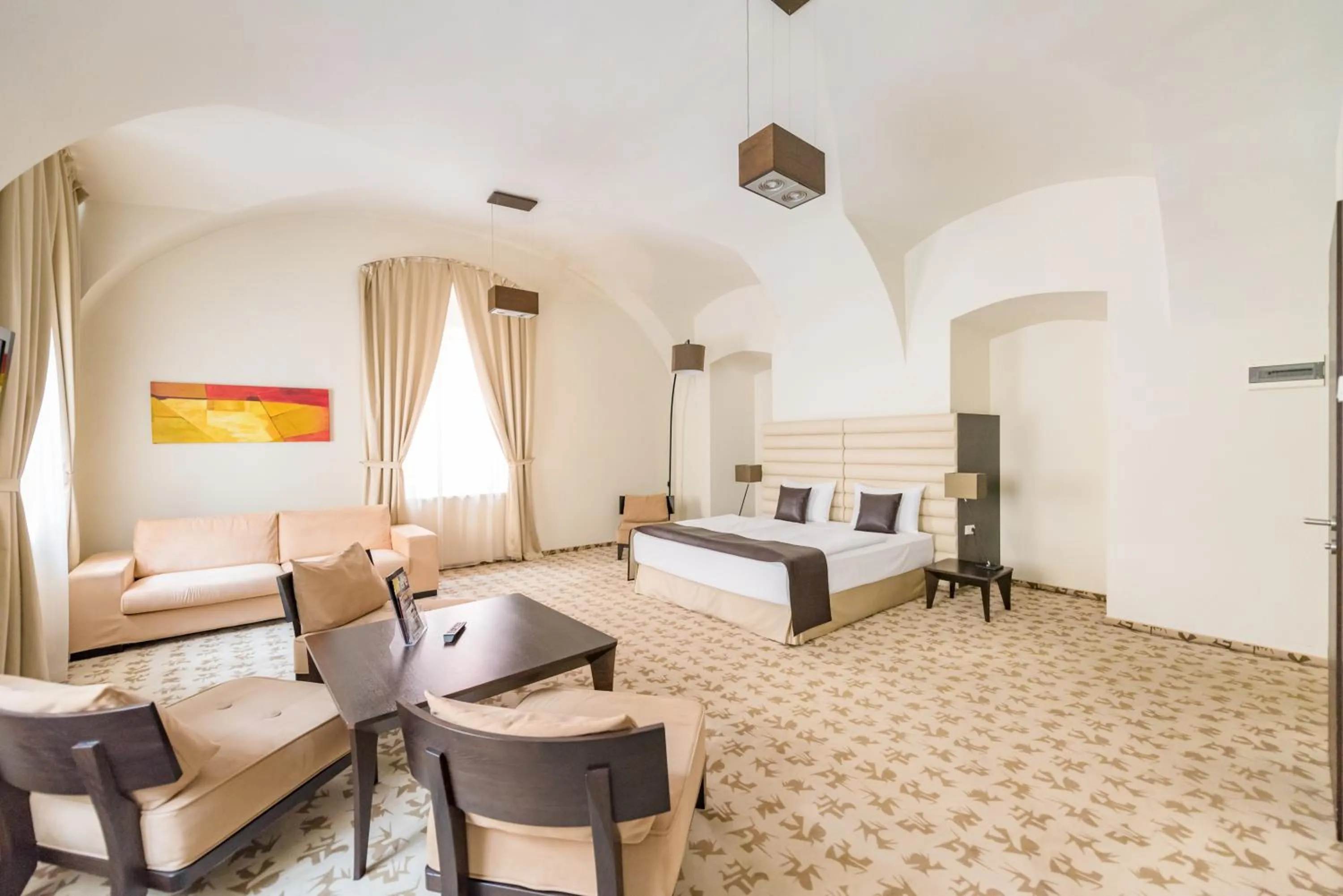 Bed in Buda Castle Hotel Budapest