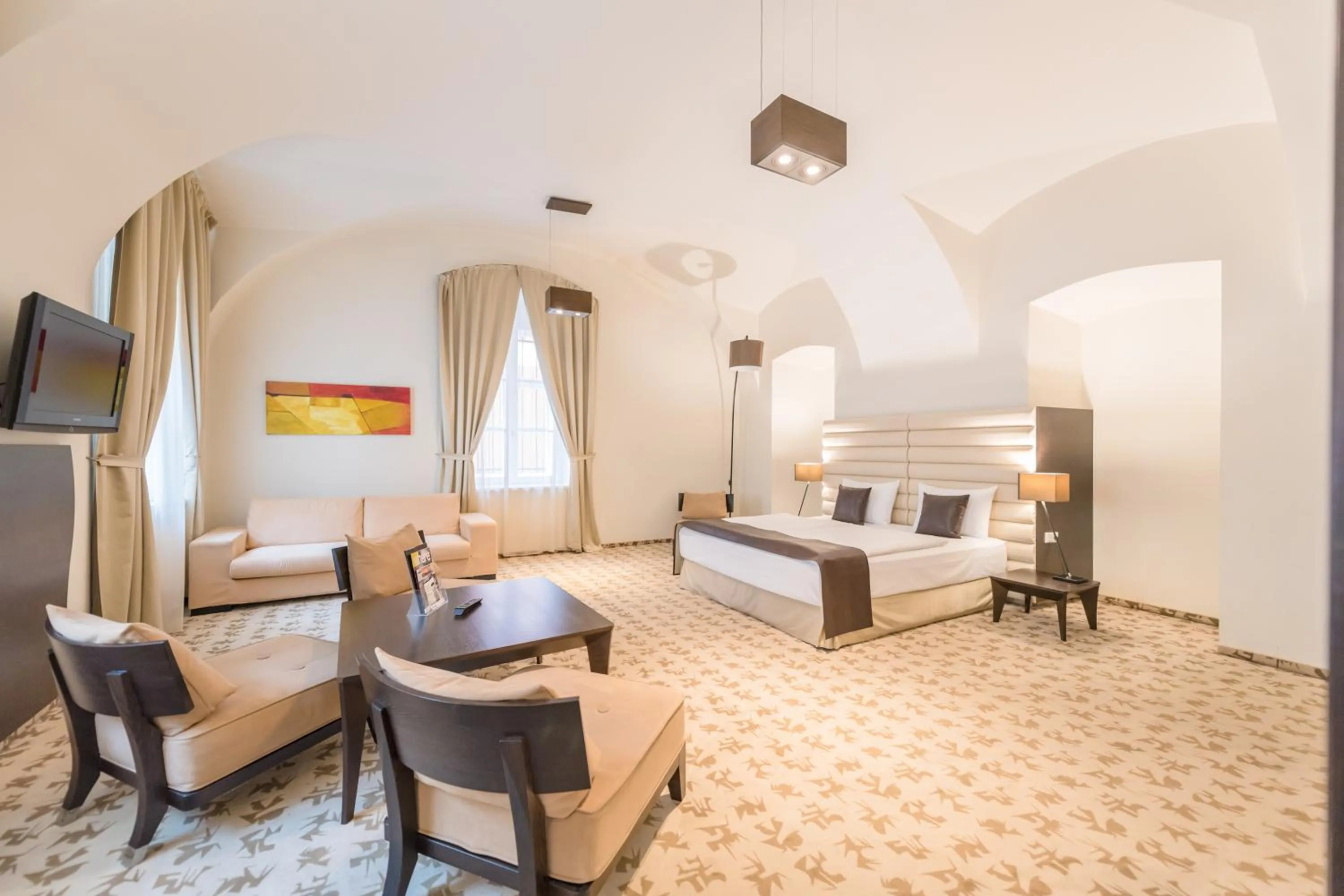 Bed in Buda Castle Hotel Budapest