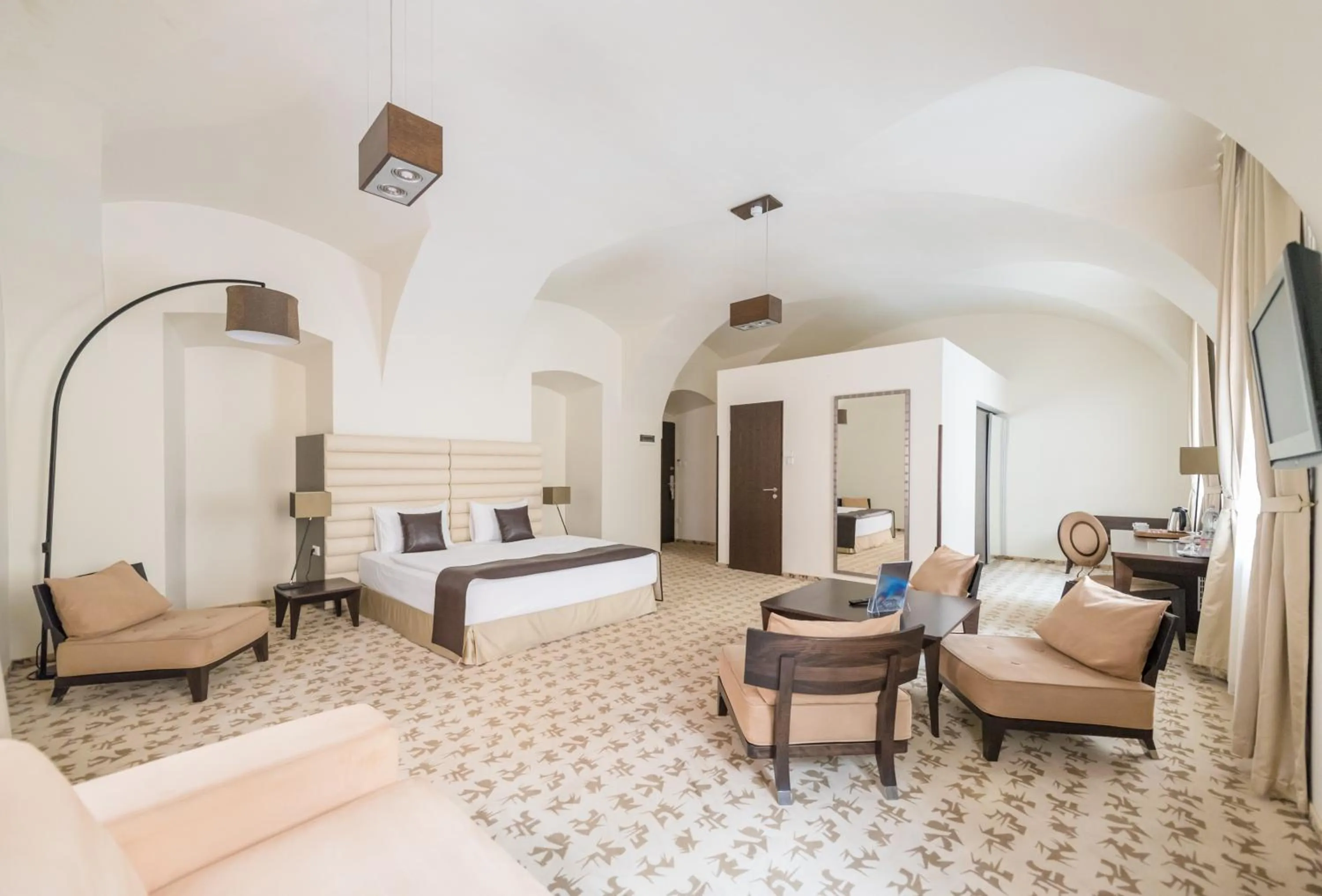 Bed in Buda Castle Hotel Budapest