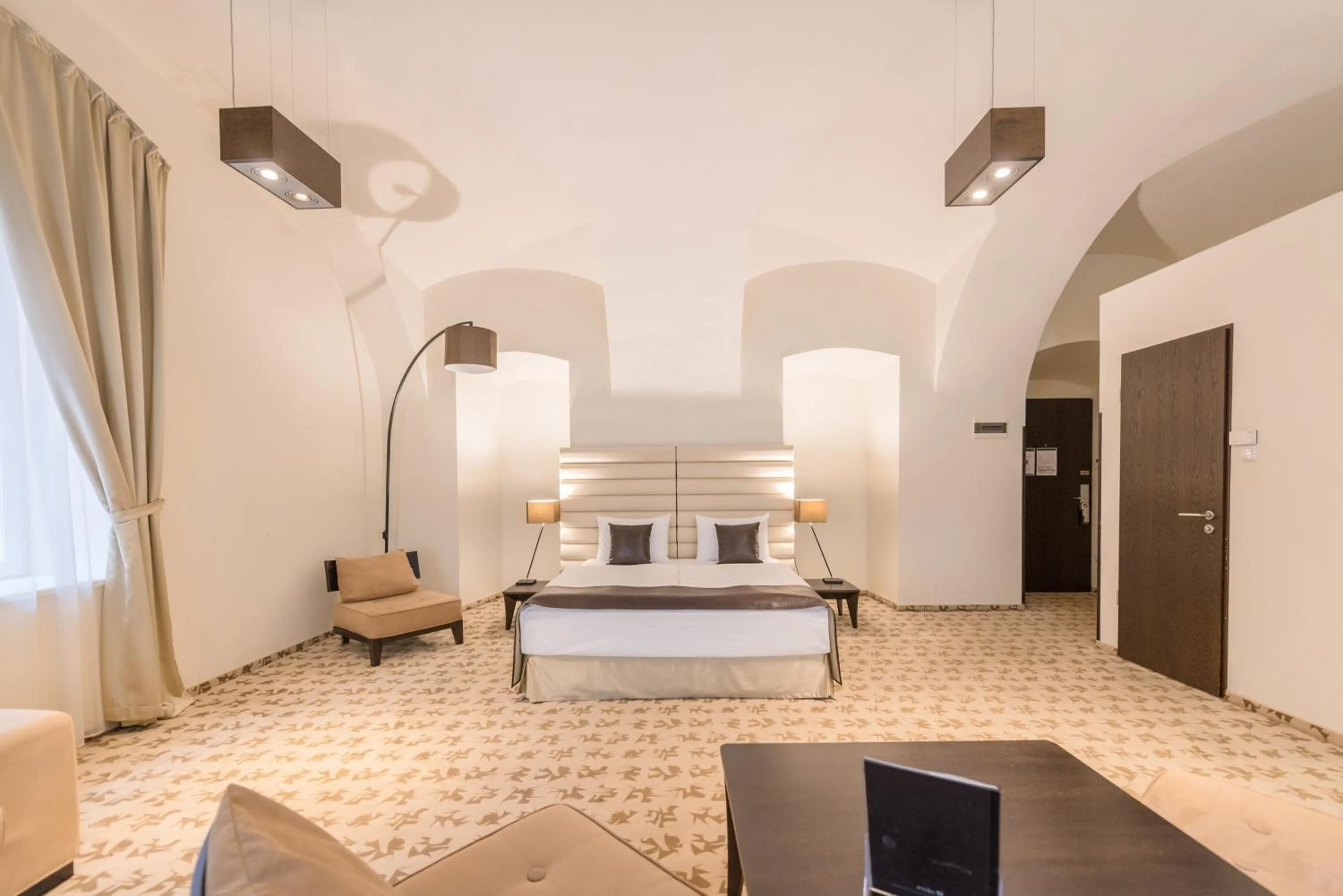 Bed in Buda Castle Hotel Budapest