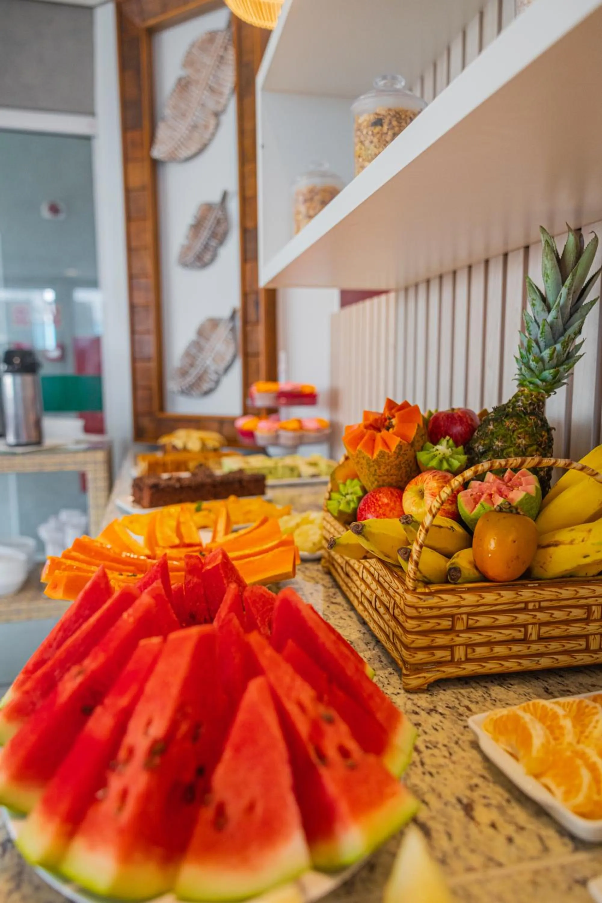 Buffet breakfast in Ubatuba Praia Hotel