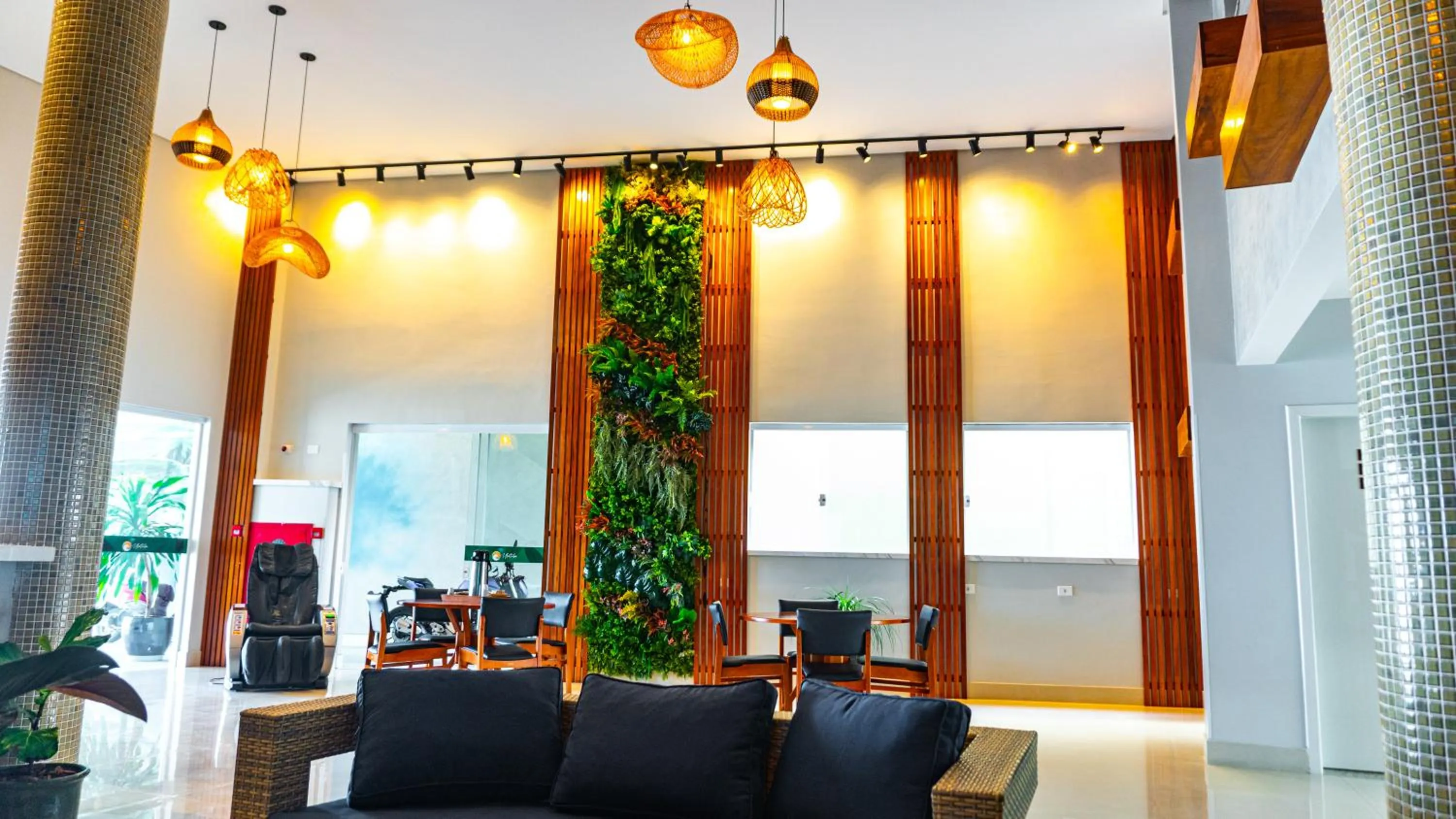 Lobby or reception in Ubatuba Praia Hotel