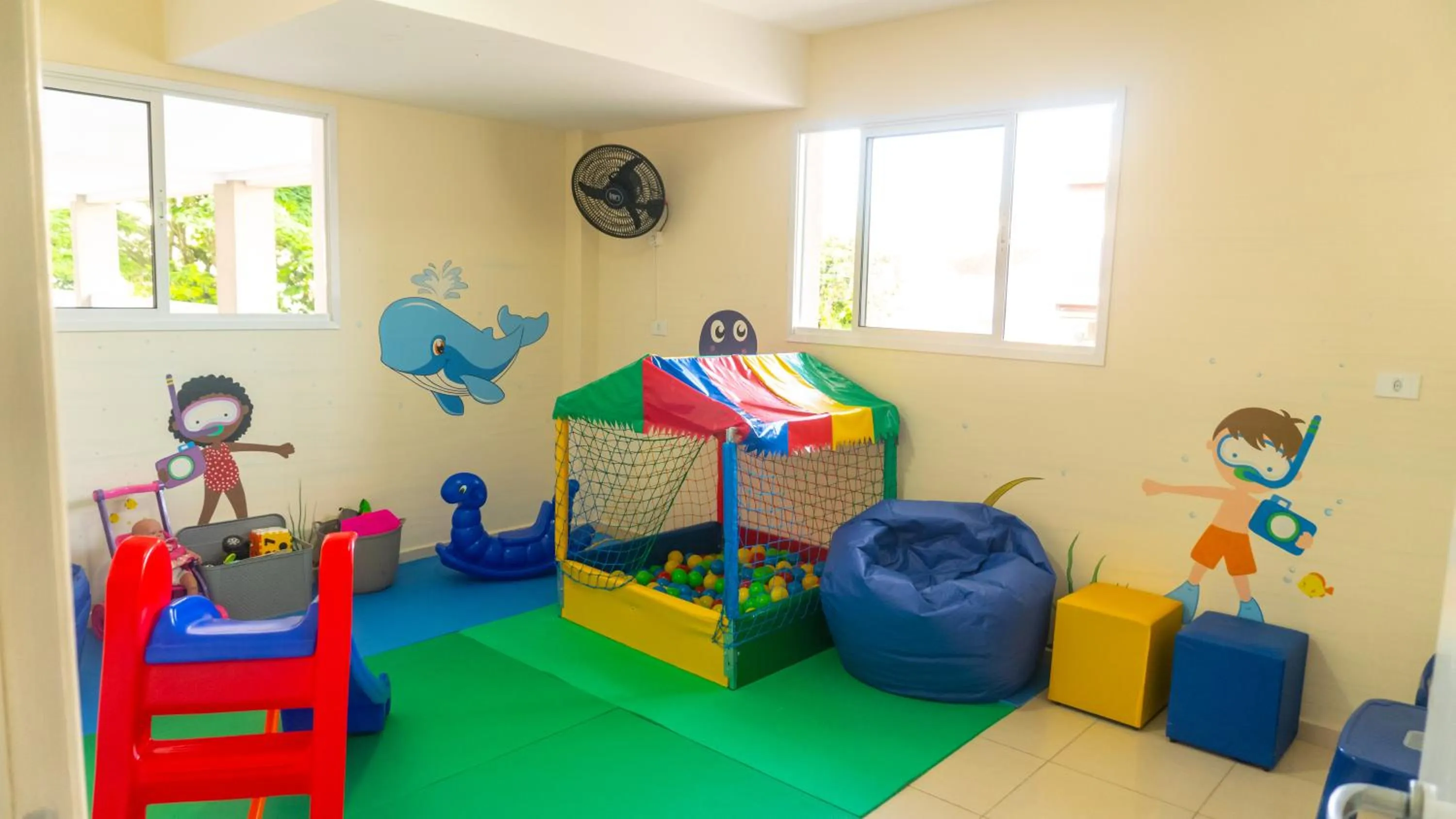 Children play ground in Ubatuba Praia Hotel